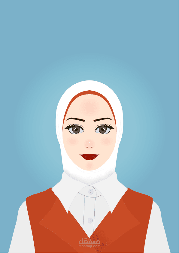 رسومات كرتونية على برنامج الإليستريتور