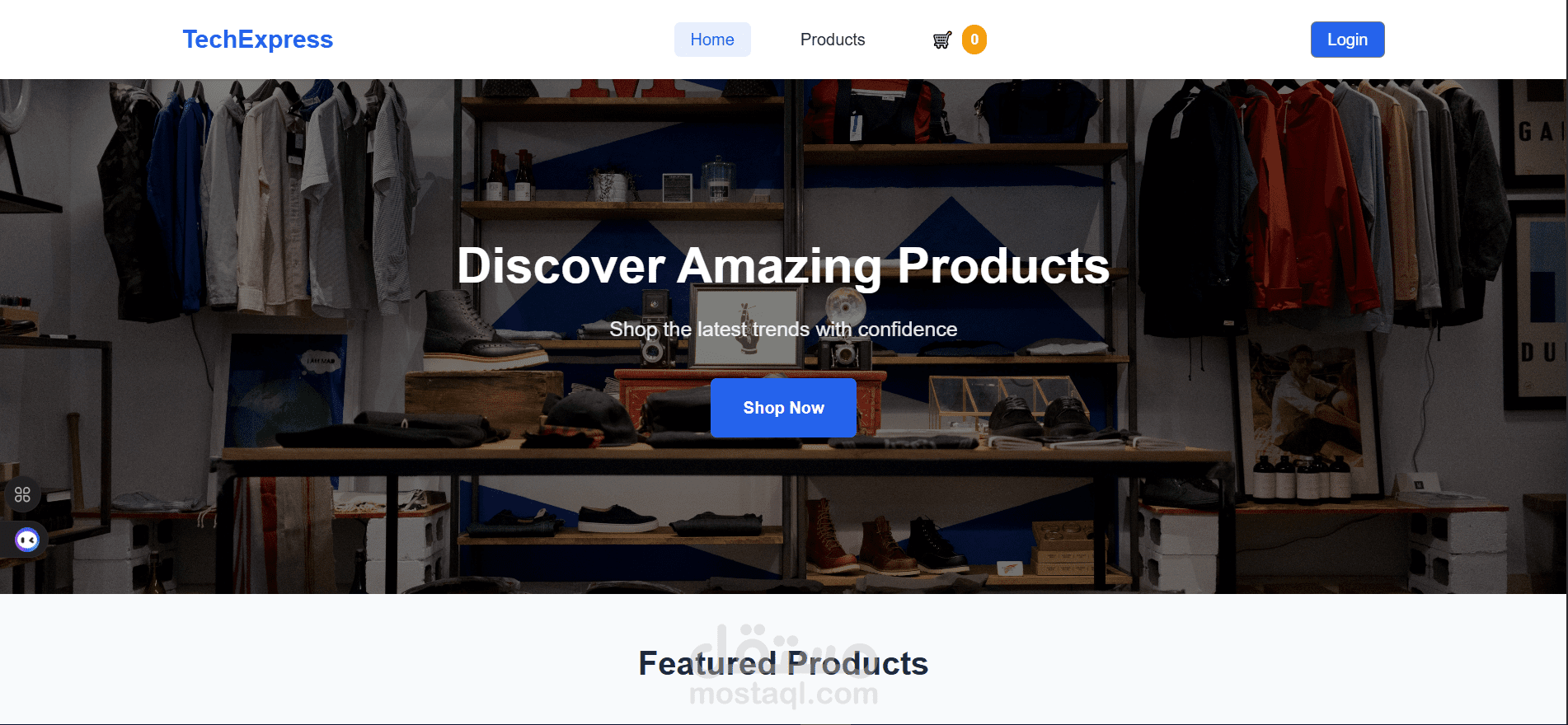 منصة TechXpress للتجارة إلكترونیة