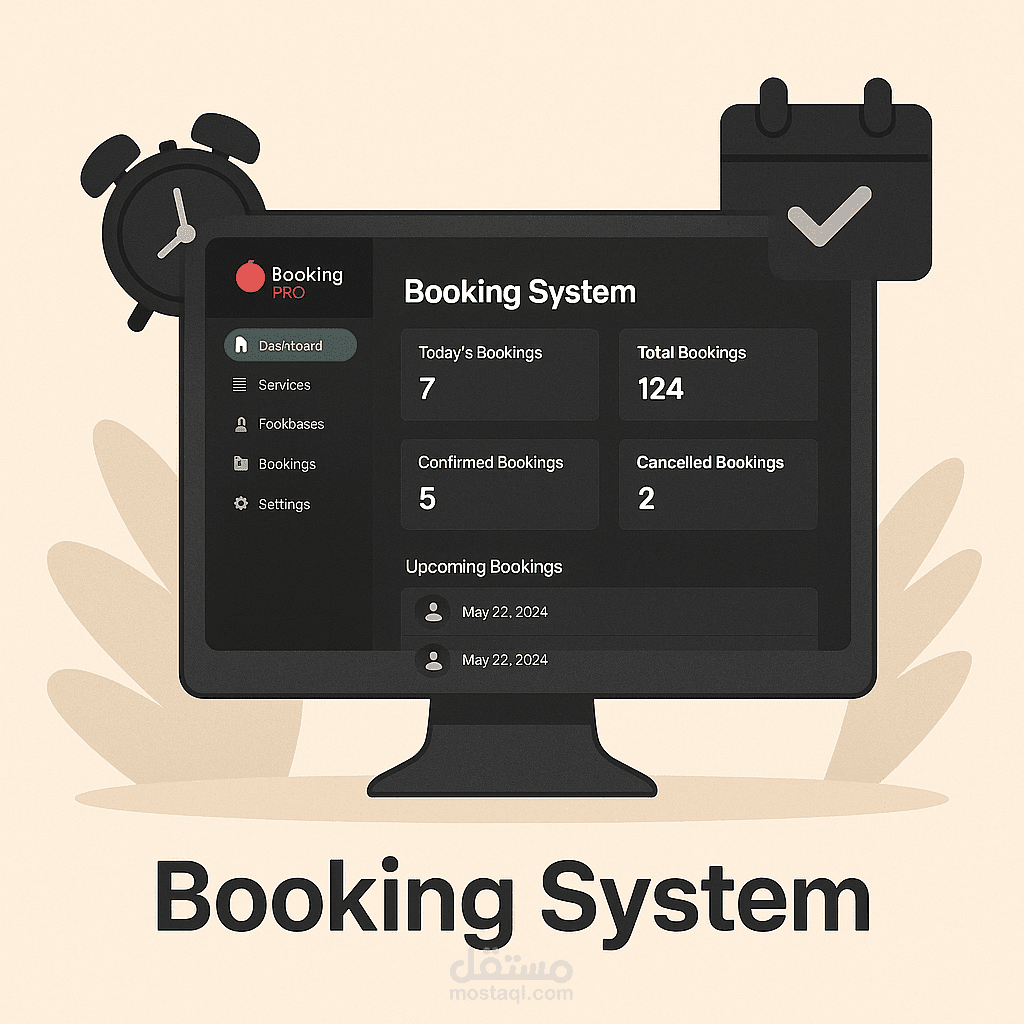 نظام حجوزات (SaaS Booking System)
