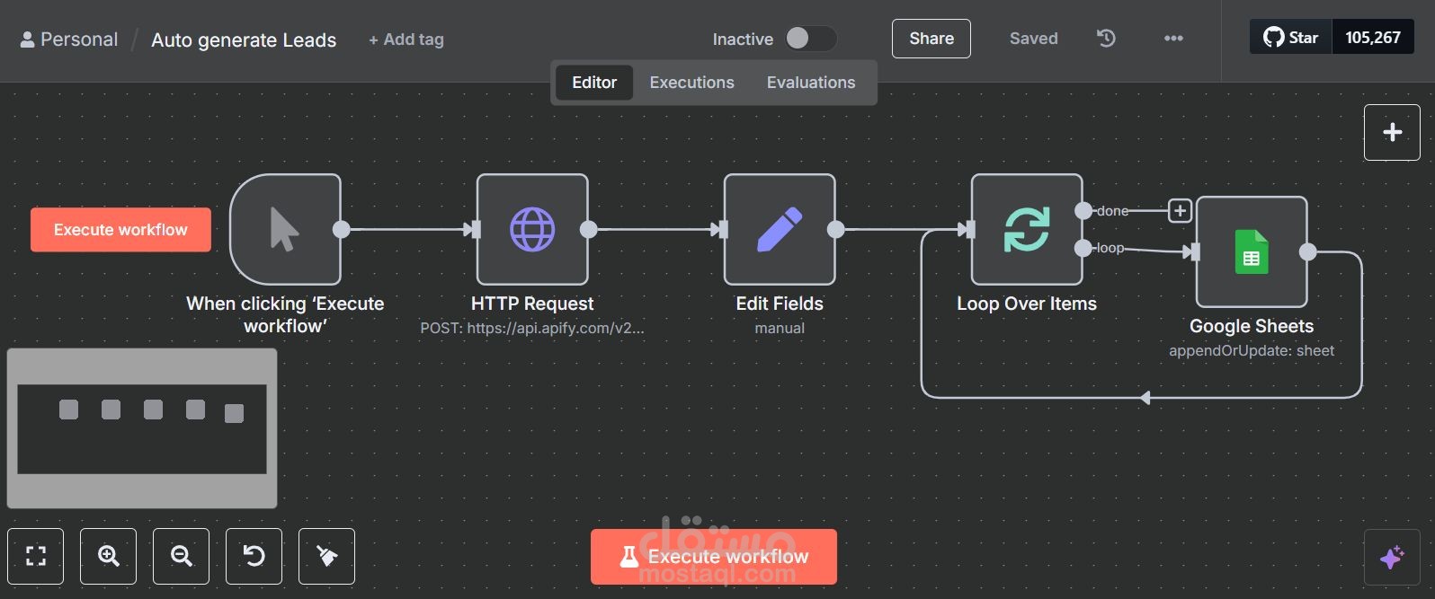 نظام ذكـي لجلب العملاء المحتملين من خرائط Google Automation