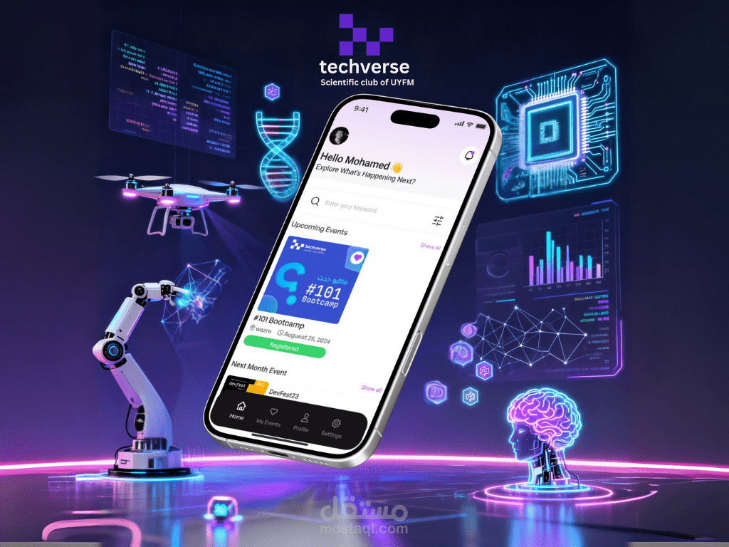 TechVerse Club – Flutter + Supabase