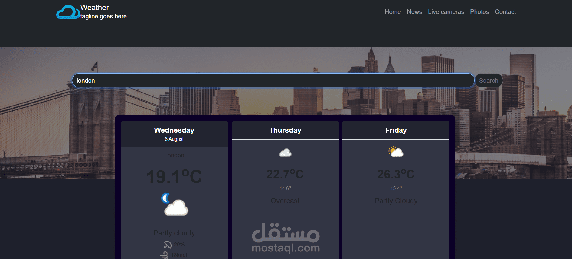 weather app
