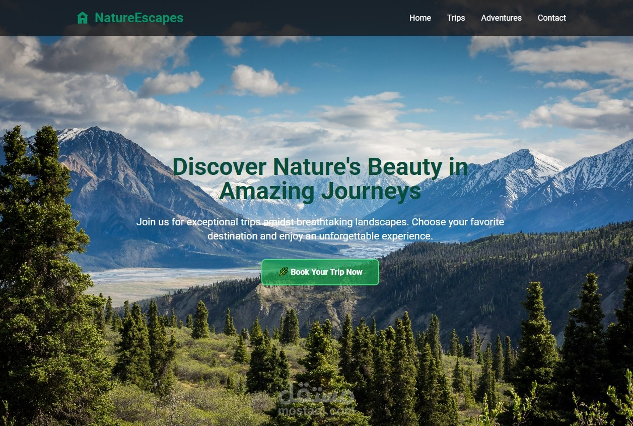 NatureEscapes - Adventure Travel Website