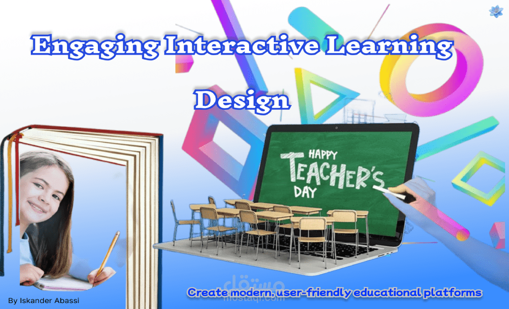 تصميم محتوى تعليمي تفاعلي احترافي يعزز تجربة التعلم