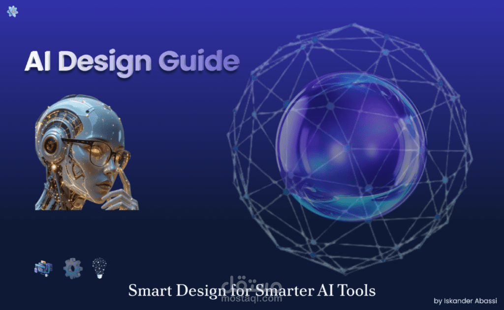 تصميم دليل تفاعلي احترافي لأدوات الذكاء الاصطناعي