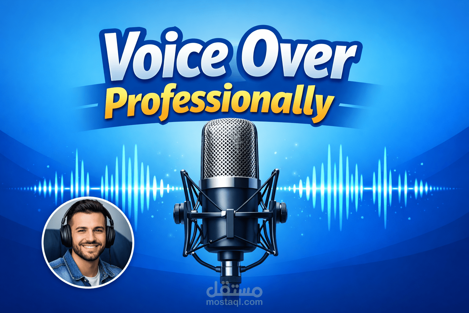 احترافية الـ Voice Over بصوت واضح وجذاب