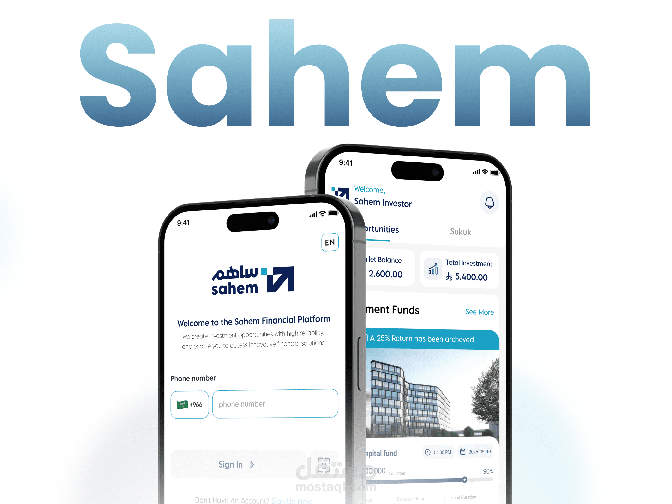 Sahem Platform | Investment Platform UI/UX Design