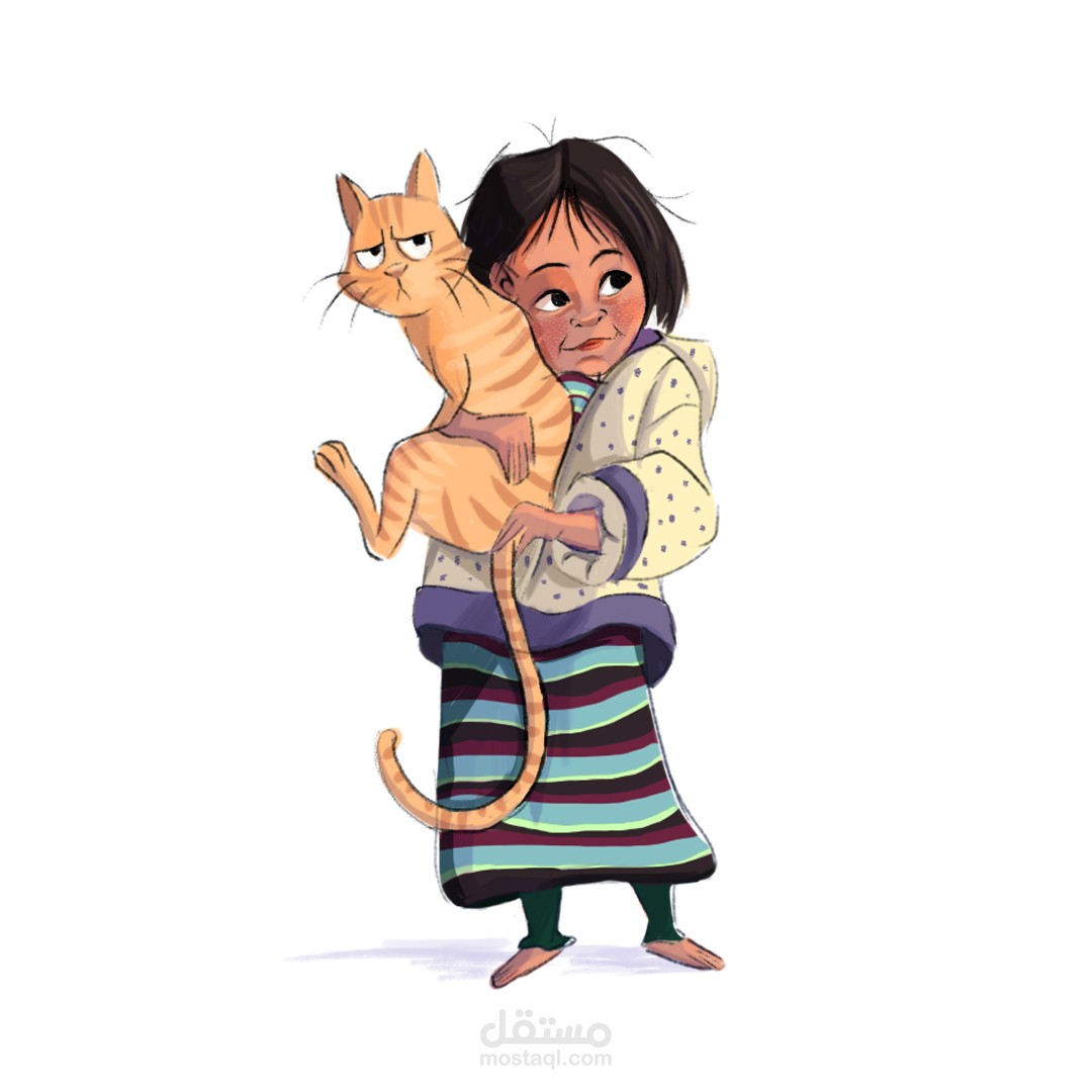 تصميم شخصية كرتونية