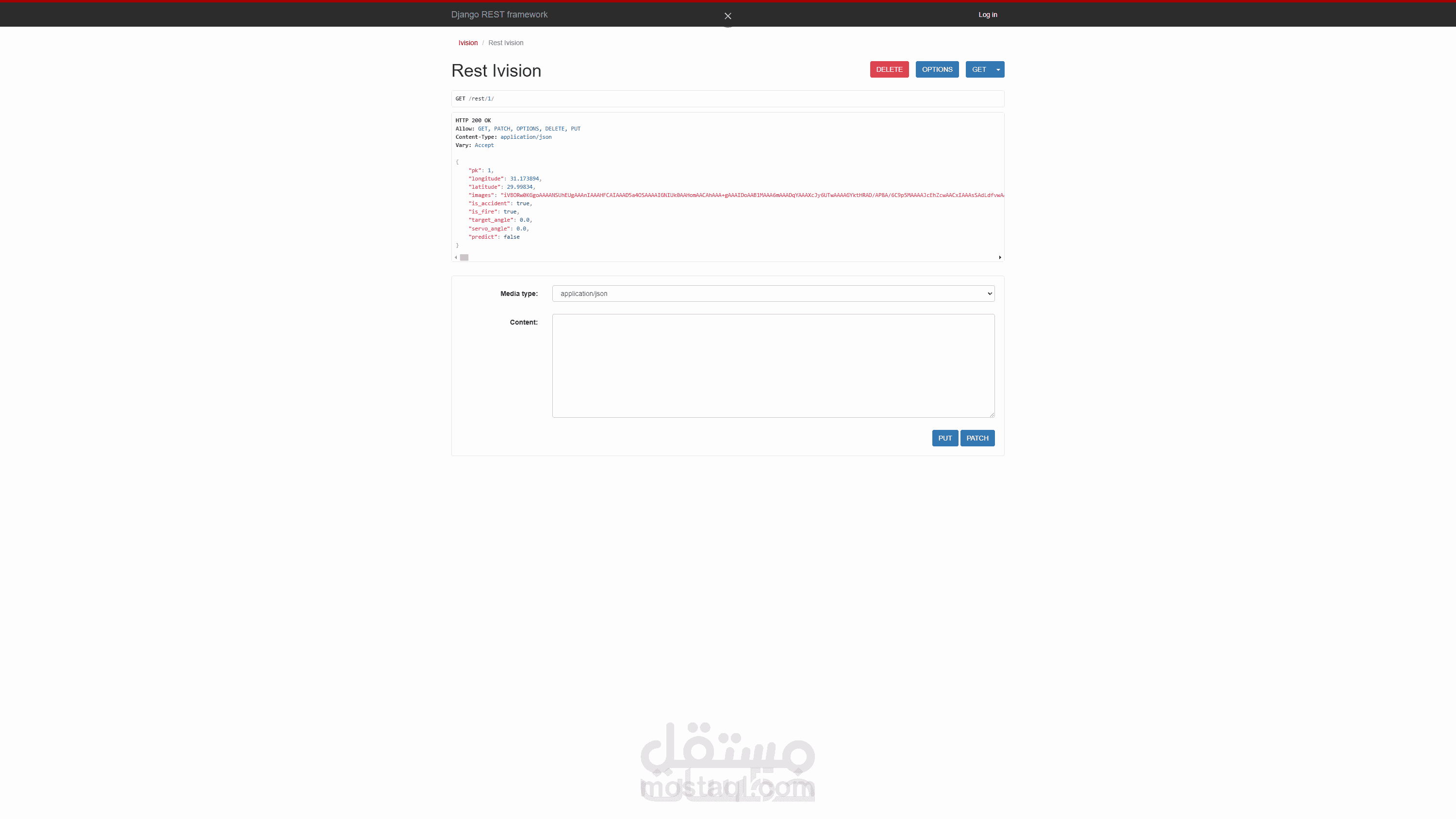 Api for gradutionproject