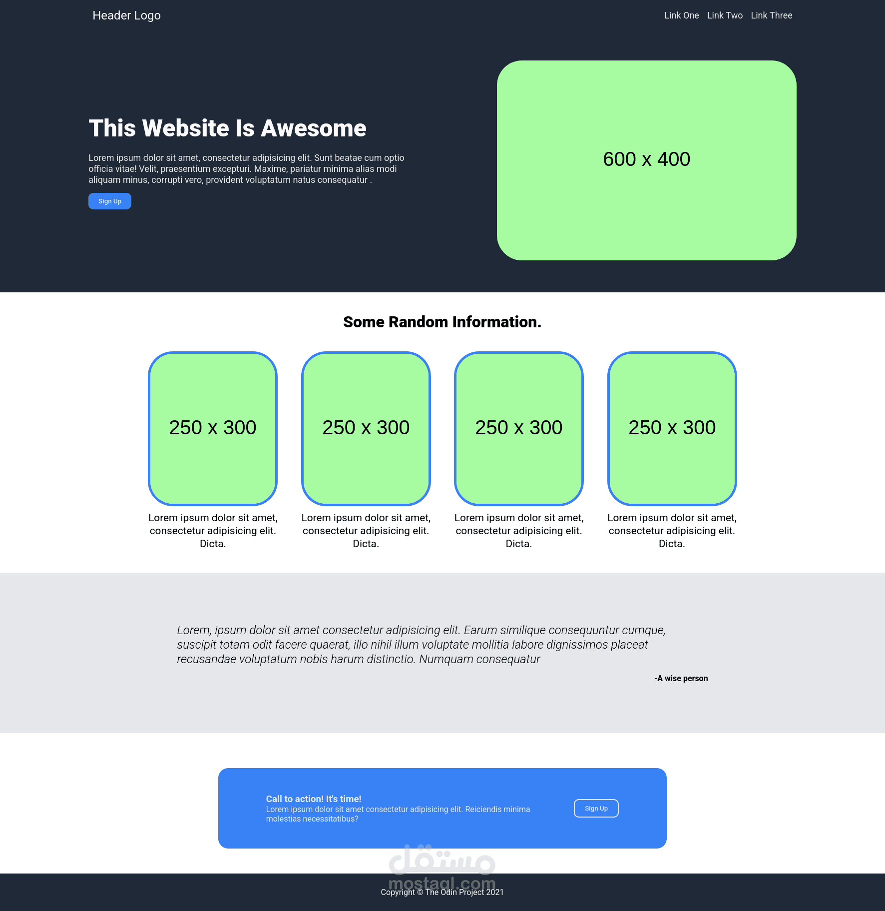 Landing Page