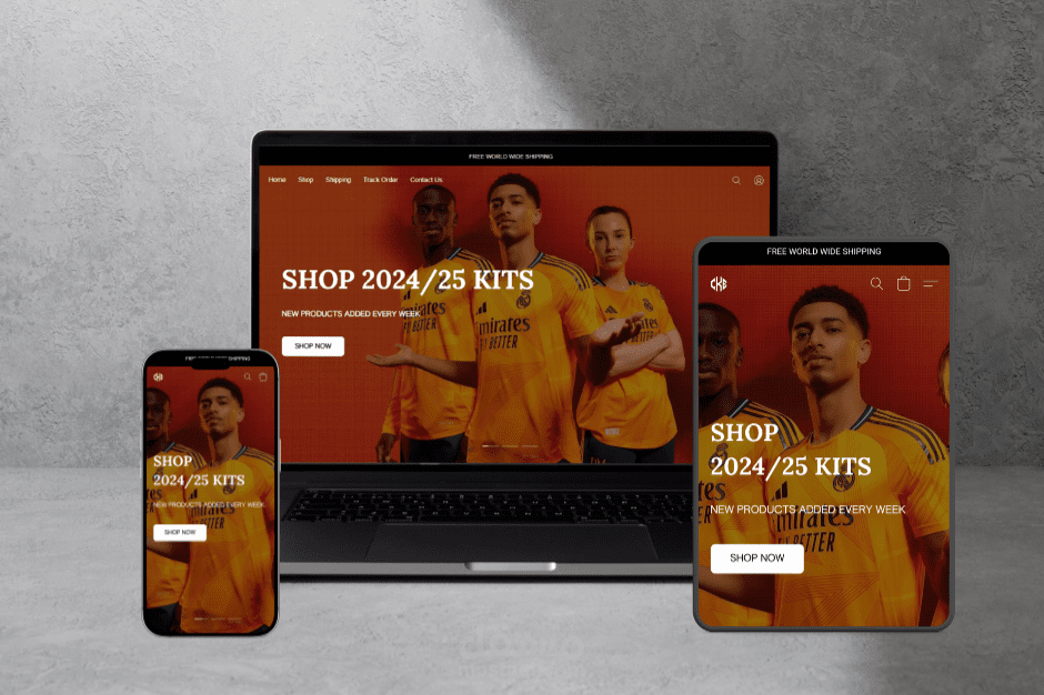 تصميم وتطوير متجر إلكتروني لـ Custom Kits Egypt (CKE)