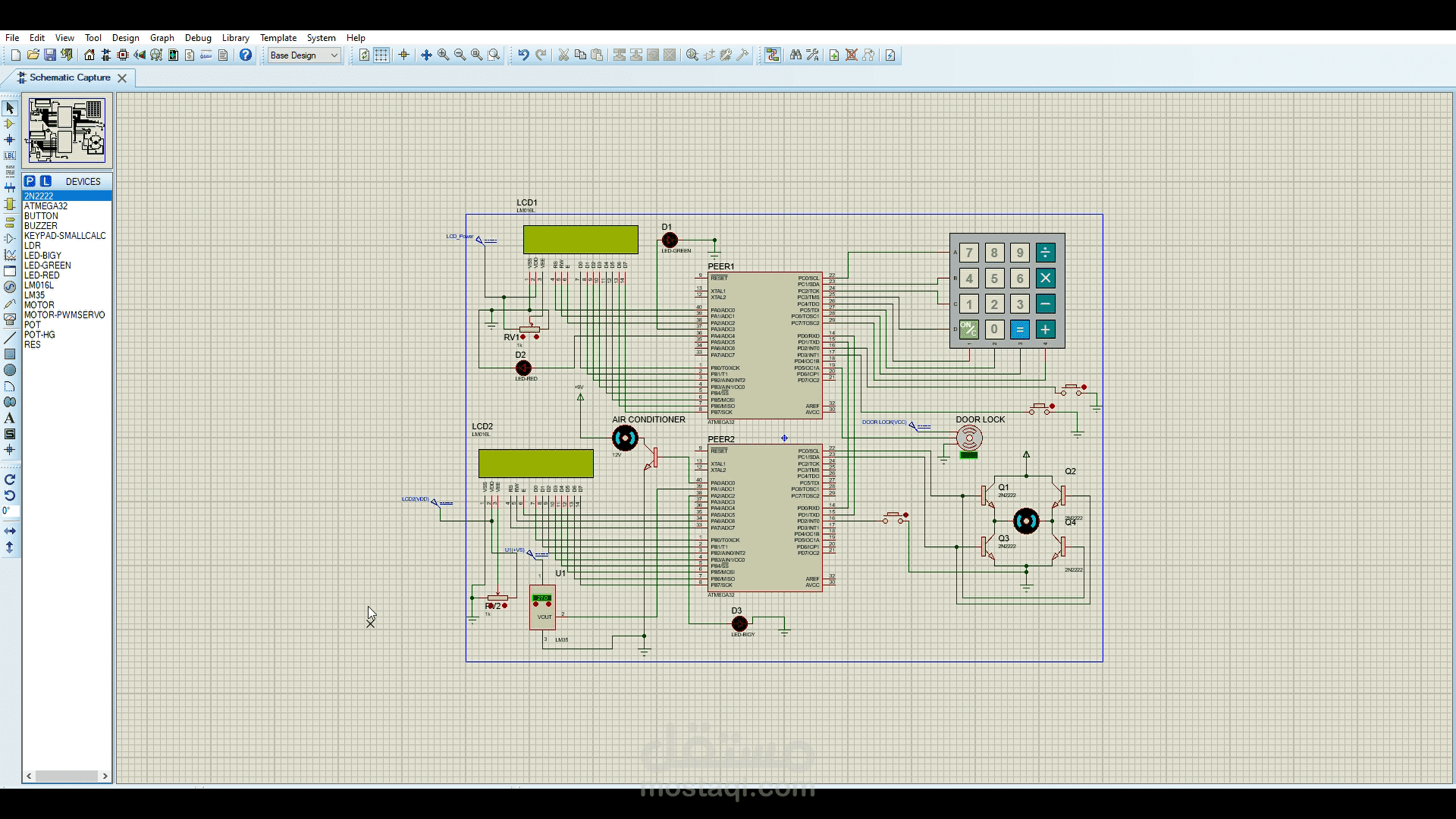Smart Home Using ATMEGA32