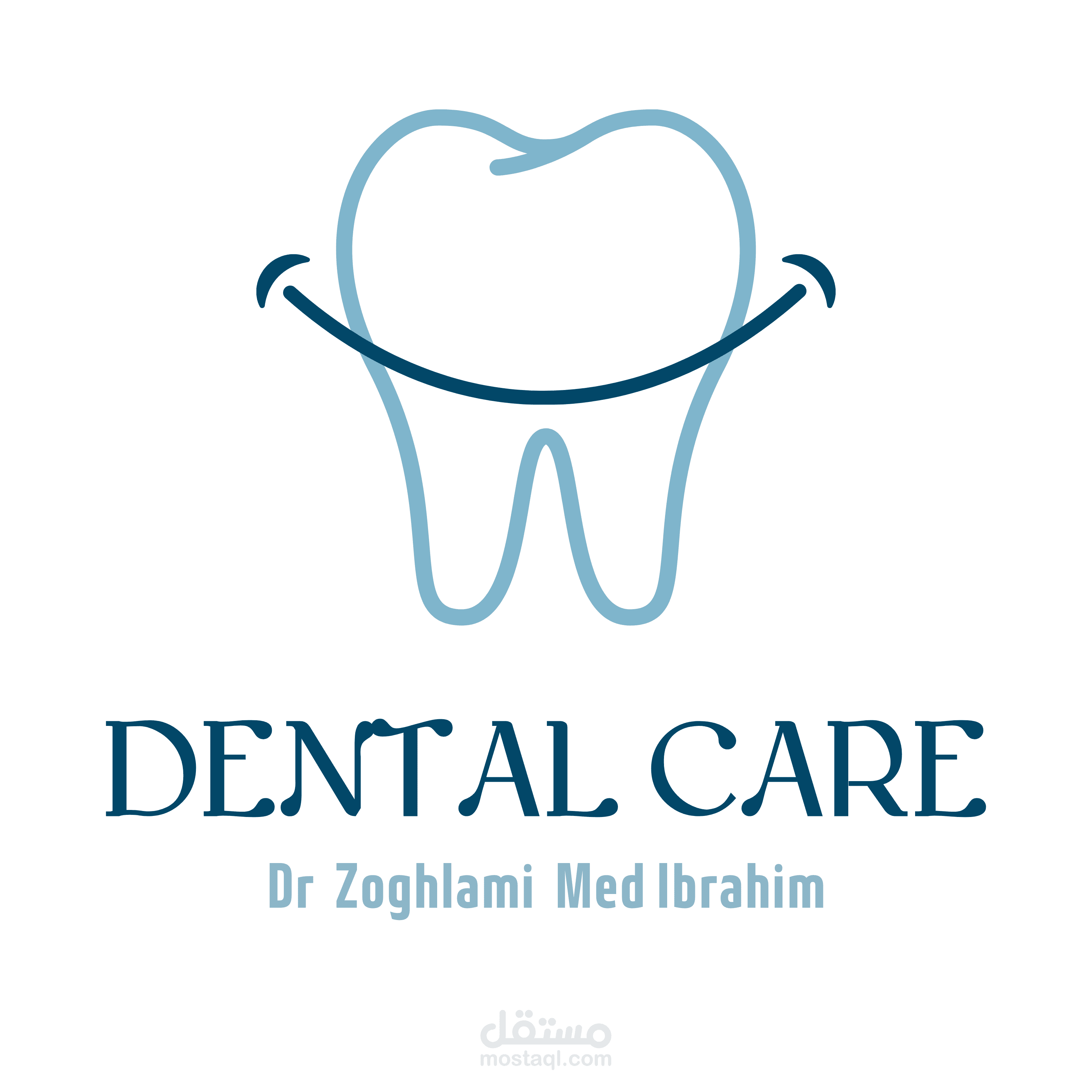 هوية بصرية لعيادة طبيب اسنان