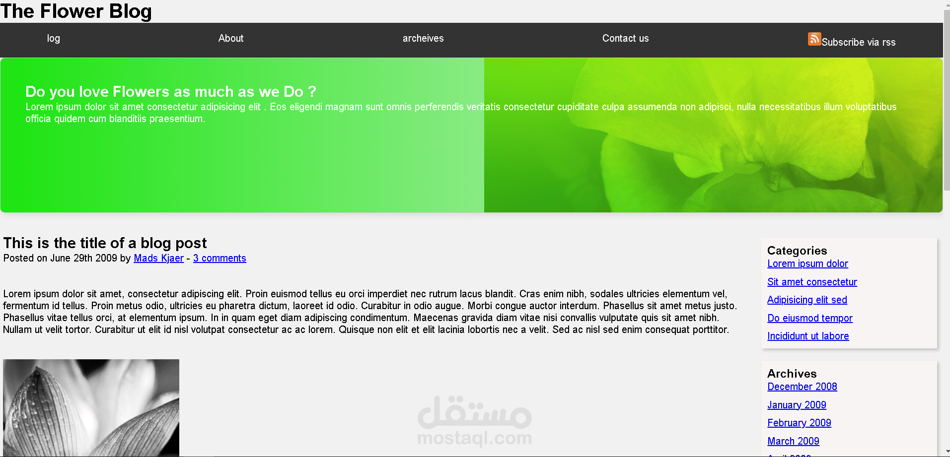 انشاء موقع باستخدام html&css