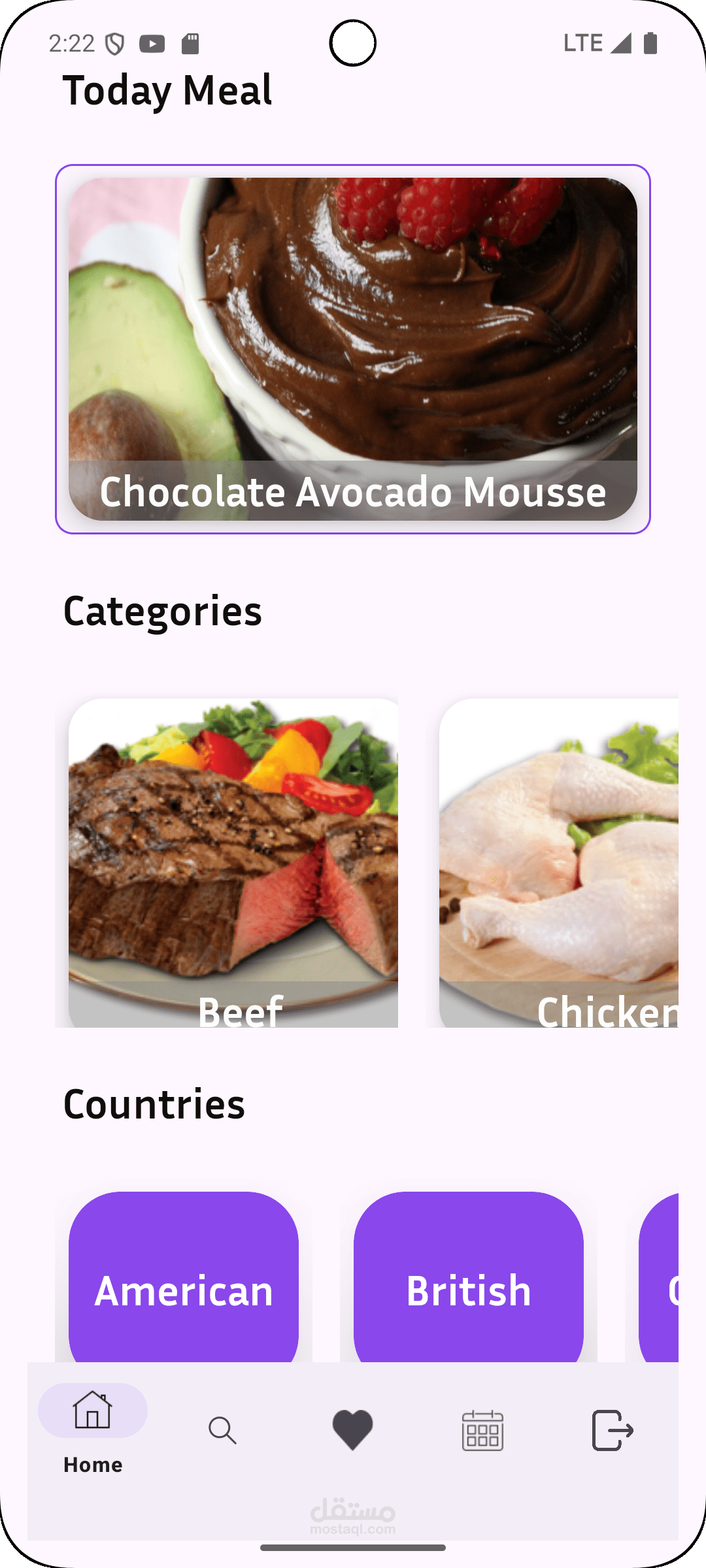 Food Planner Application