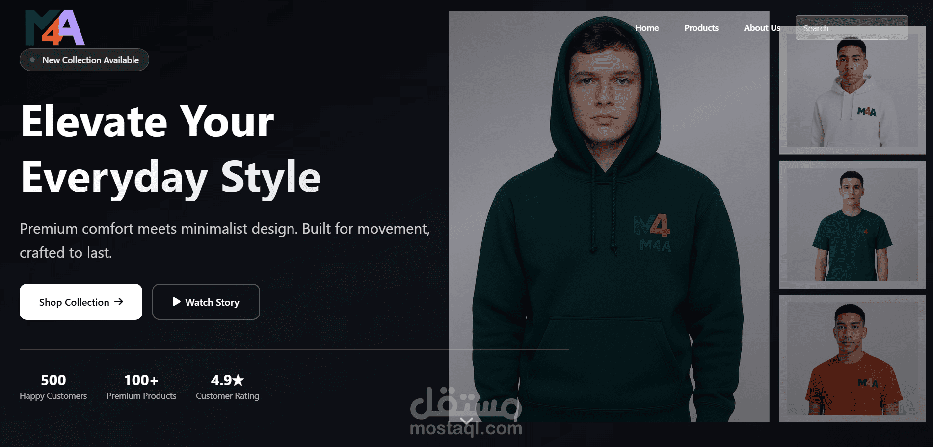 M4A Brand – متجر ملابس الكتروني