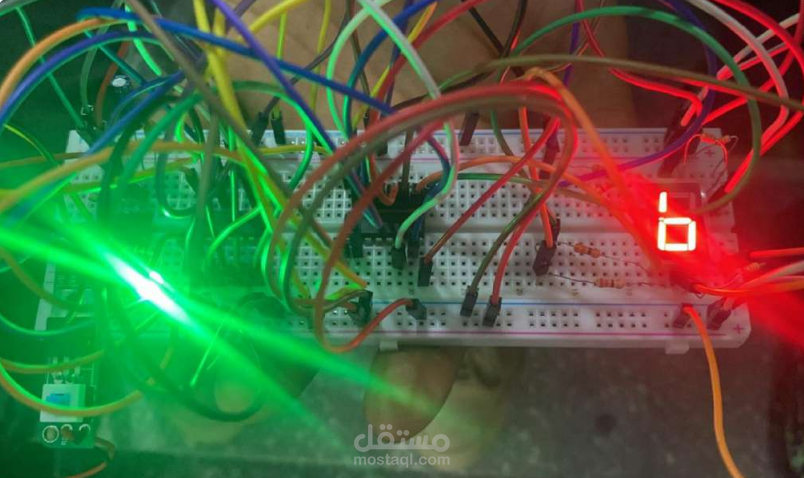 DIGITAL COUNTER USING A 7-SEGMENT DISPLAY