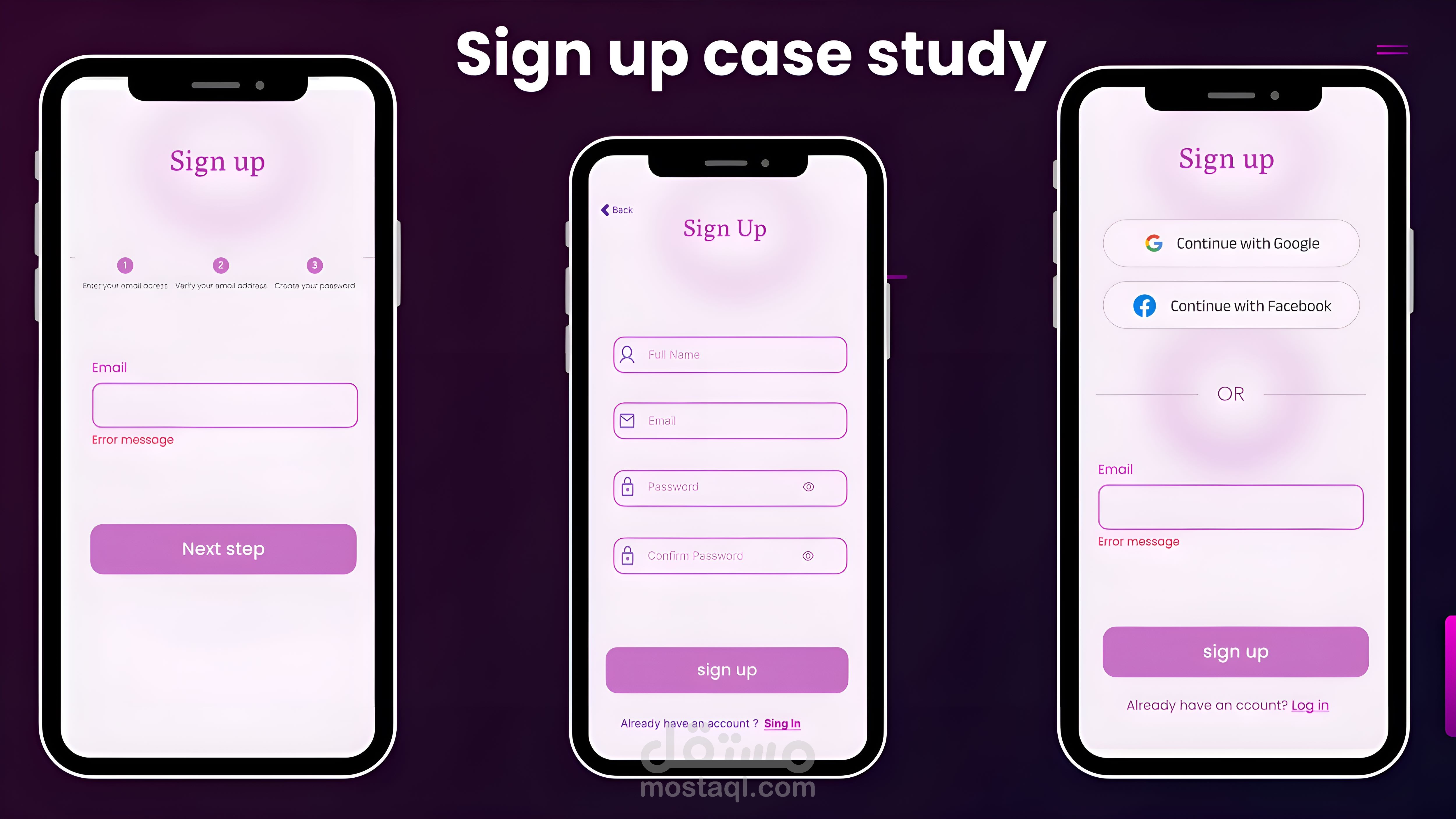 sign up case studies