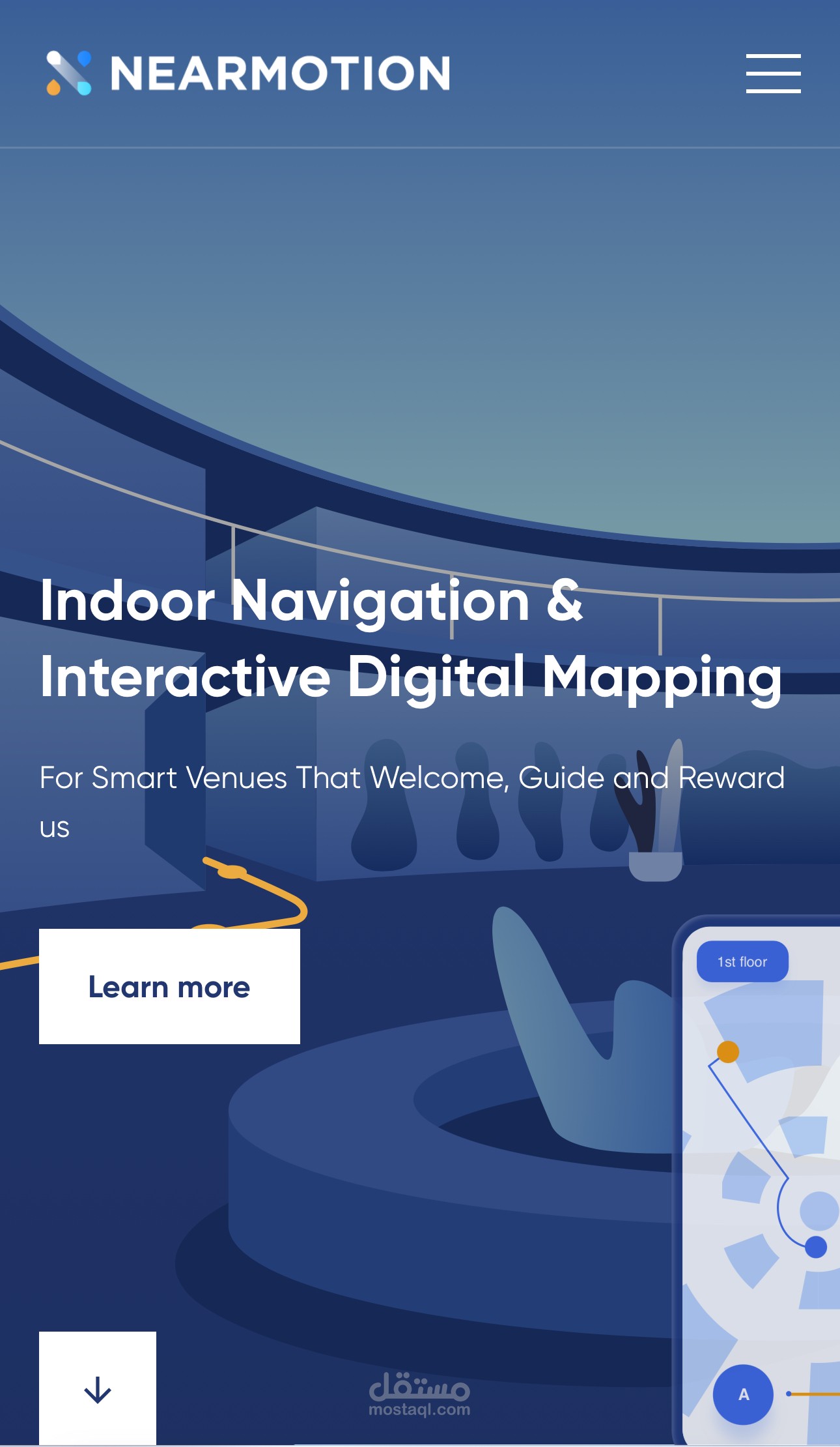 Nearmotion indoor navigation