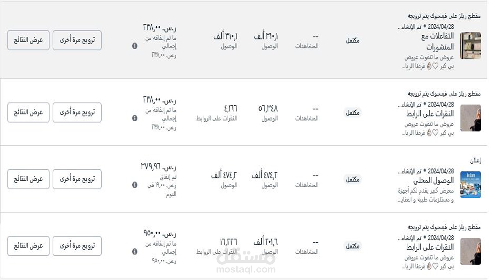 اعلانات ممولة على الفيس بوك