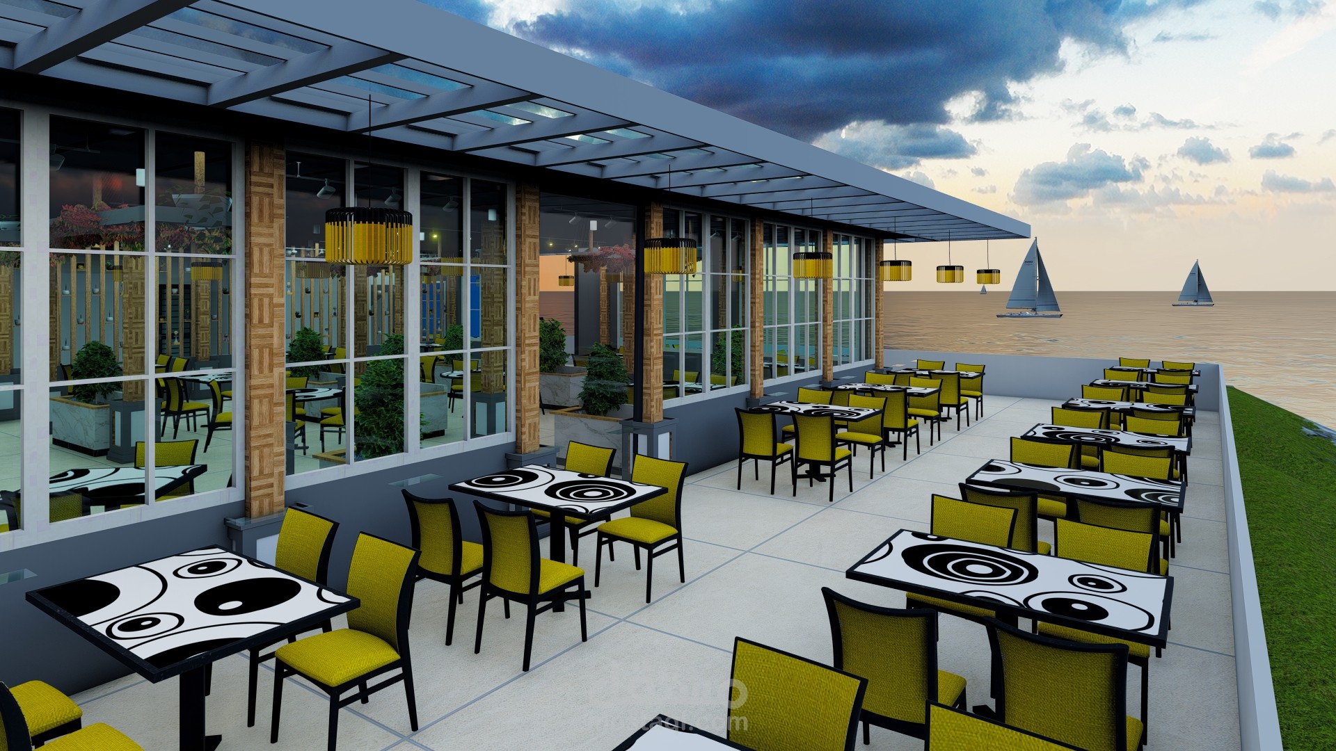 كافيه مارينا بحري