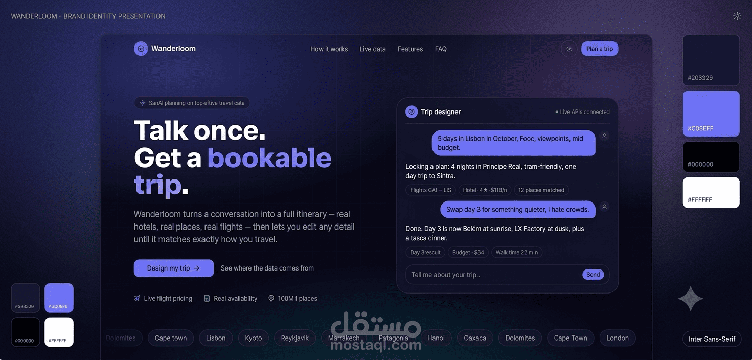 تصميم وتطوير صفحة هبوط (Landing Page) احترافية