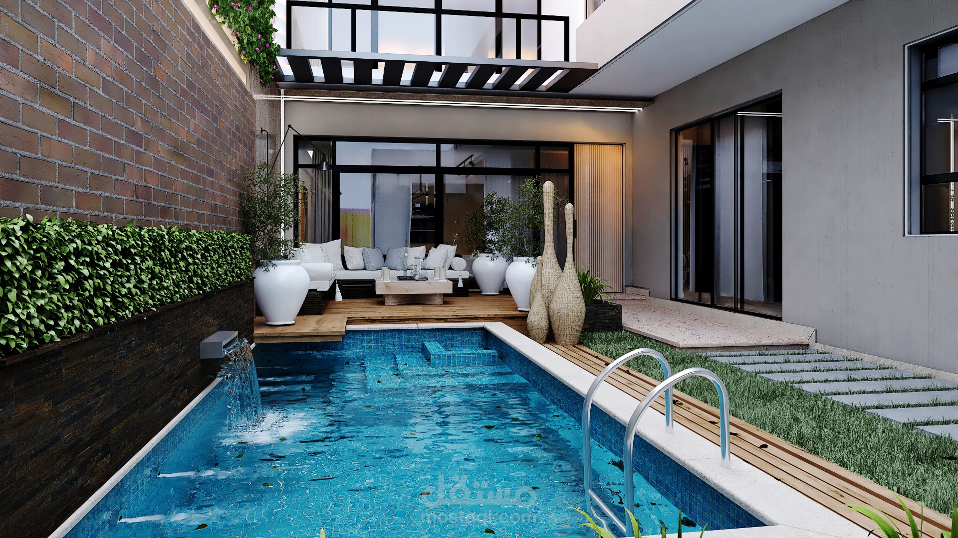 تصميم حمام سباحه