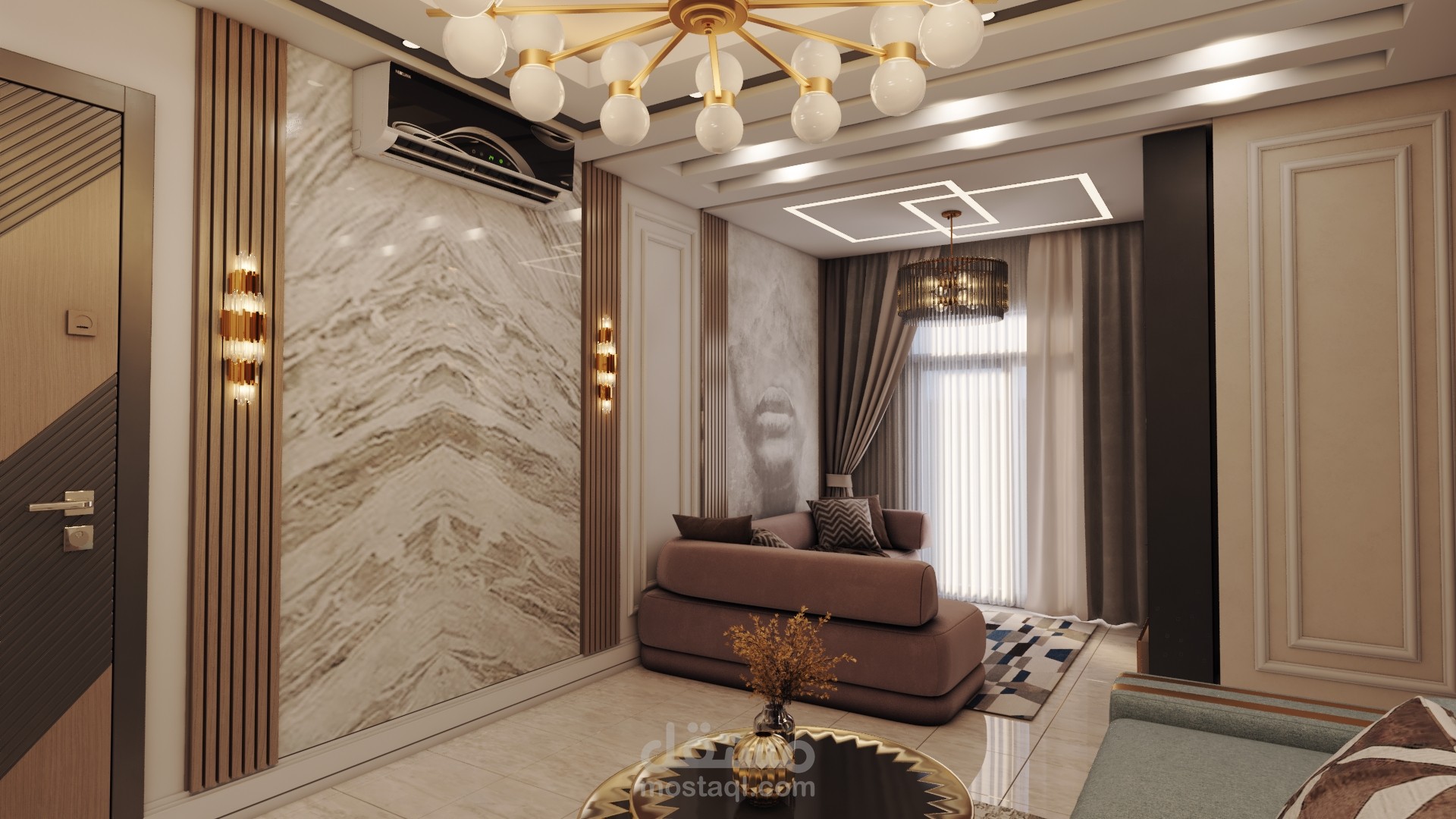 تصميم شقه سكنيه اسكان اجتماعى