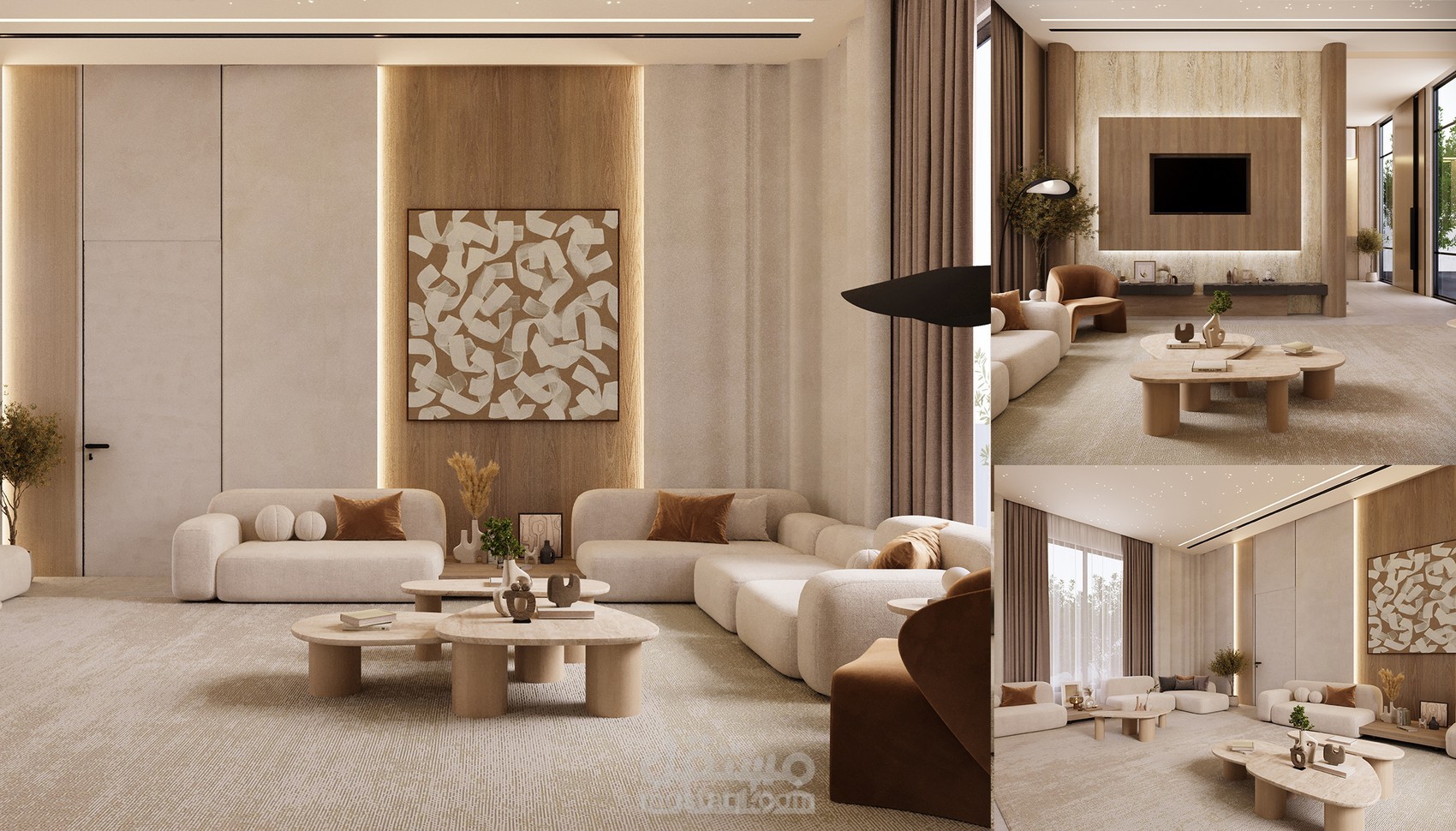 تصميم داخلي وديكور عصري وحديث لأي فراغ معماري