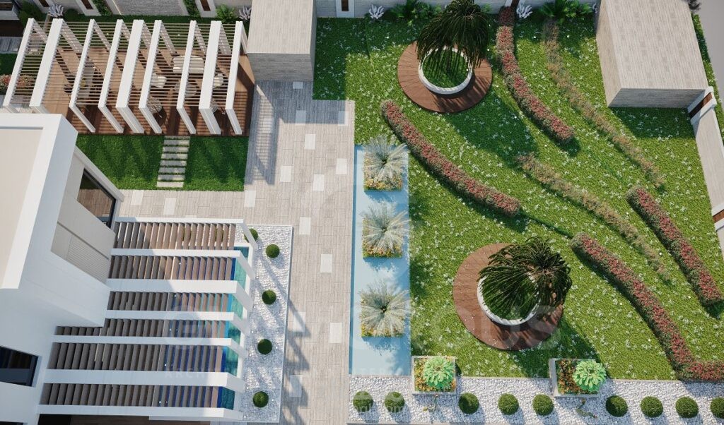 تصميم حدائق خارجية ولاند سكيب 3D سواء كانت منزلية او عامة