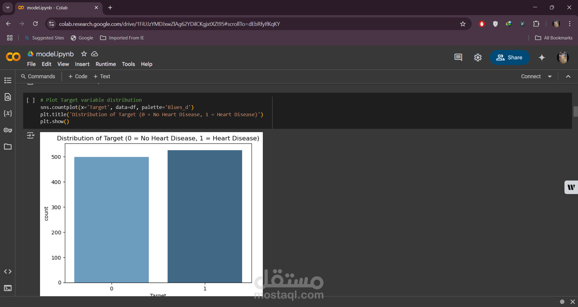 نظام الكشف عن أمراض القلب باستخدام تعلم الآلة