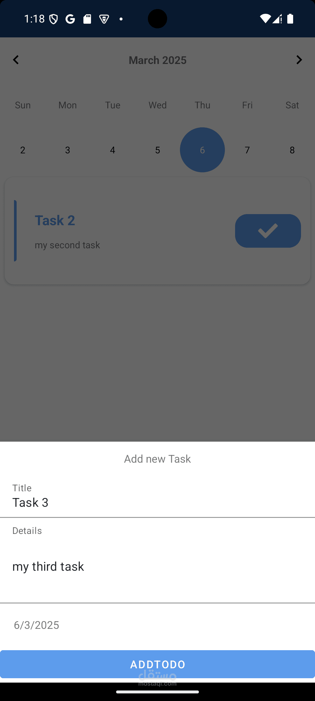 تطبيق Todo – أنجز مهامك بسهولة وكفاءة!