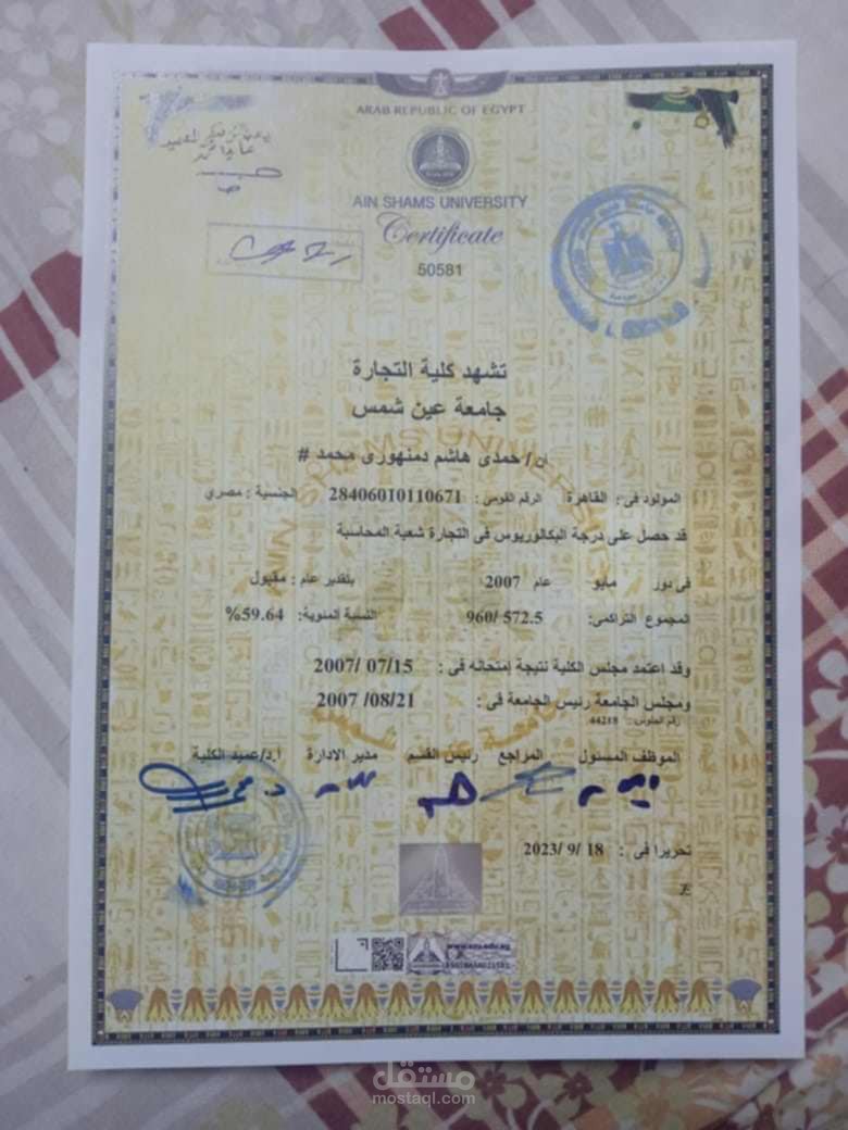 اعداد القوائم الماليه مثل قائمه المركز المالي وقائمه التغير في حقوق الملكيه وقائمه الدخل وقائمه التدفقات النقديه