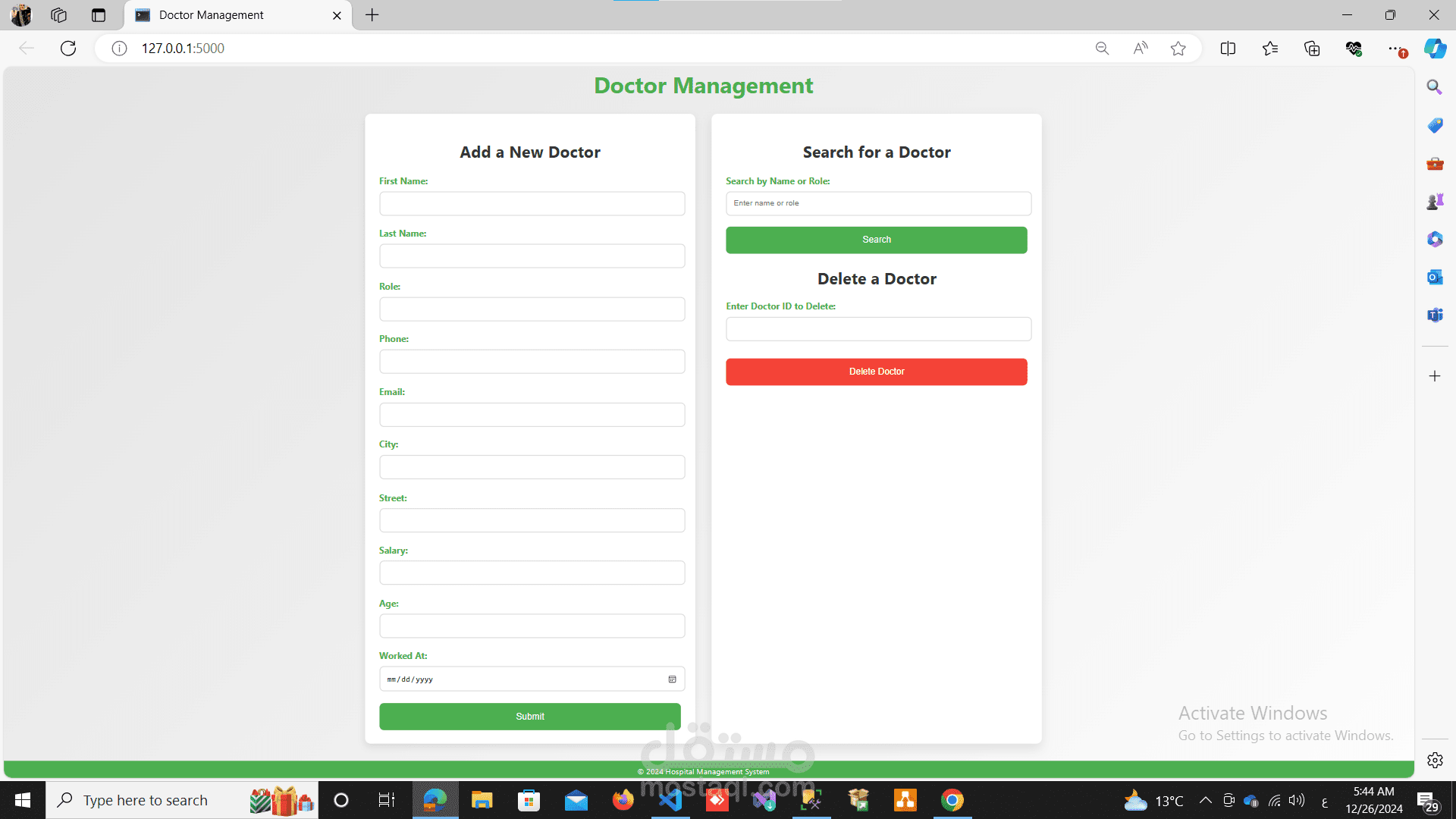 Hospital Management System