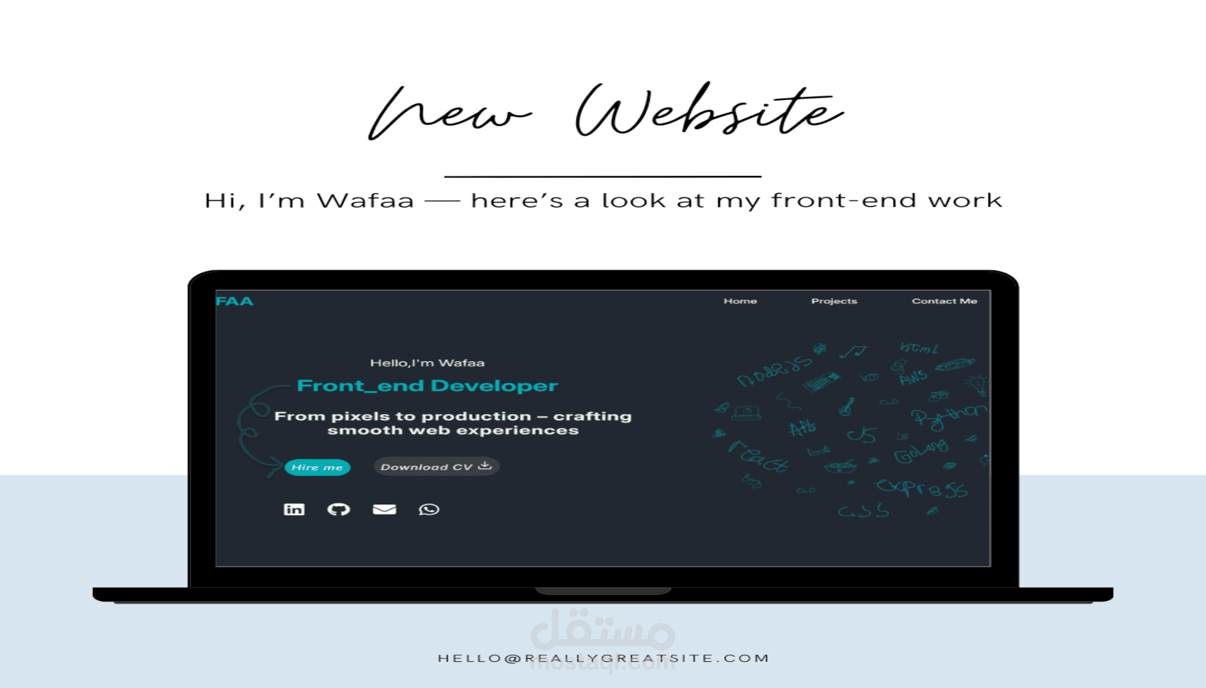 بورتفوليو أعمالي في تصميم وتطوير واجهات ويب عصرية