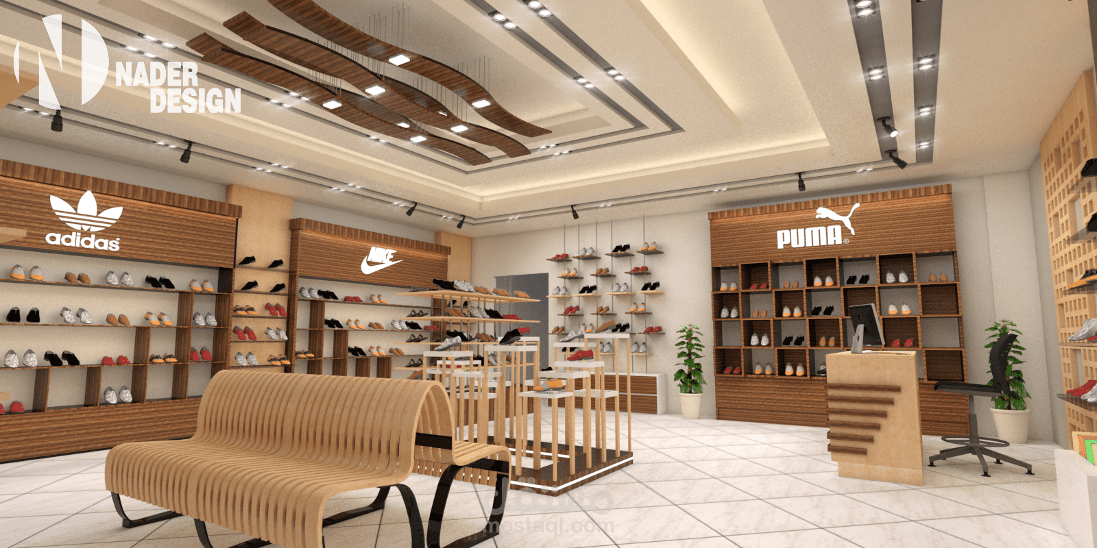 shoes shop interior design