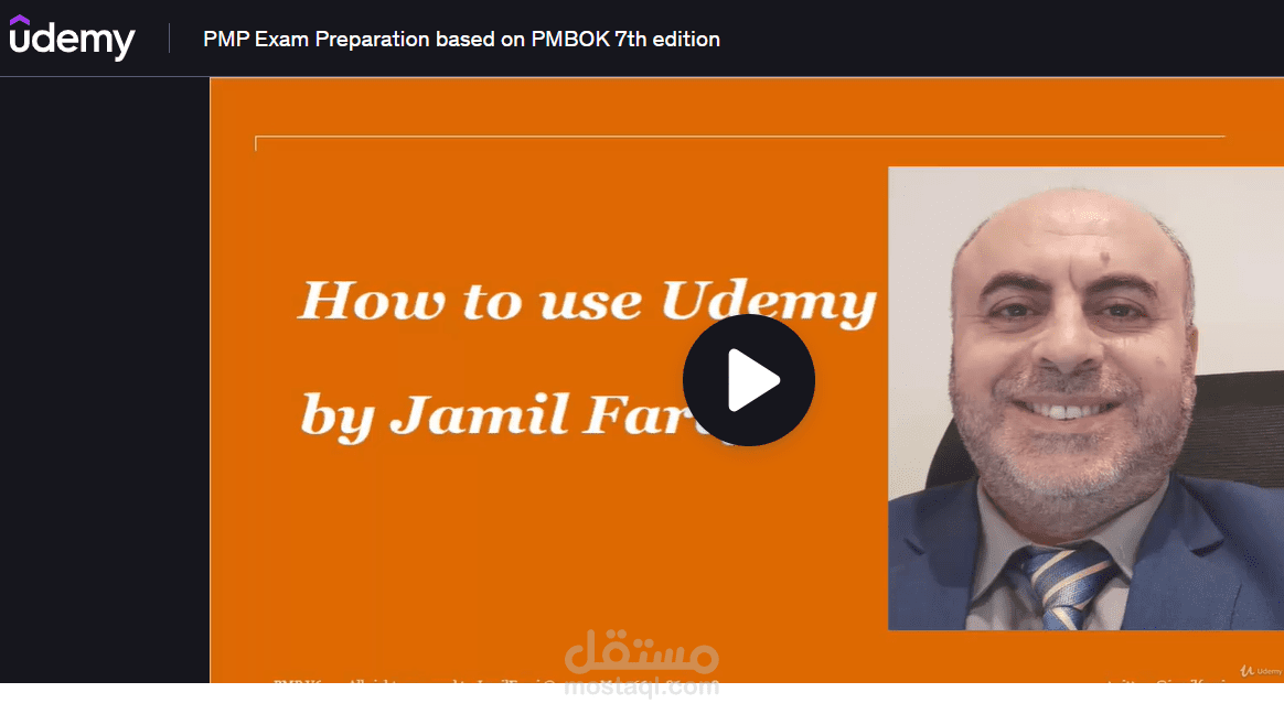 PMP Exam Preparation Course based on PMBOK 7th edition