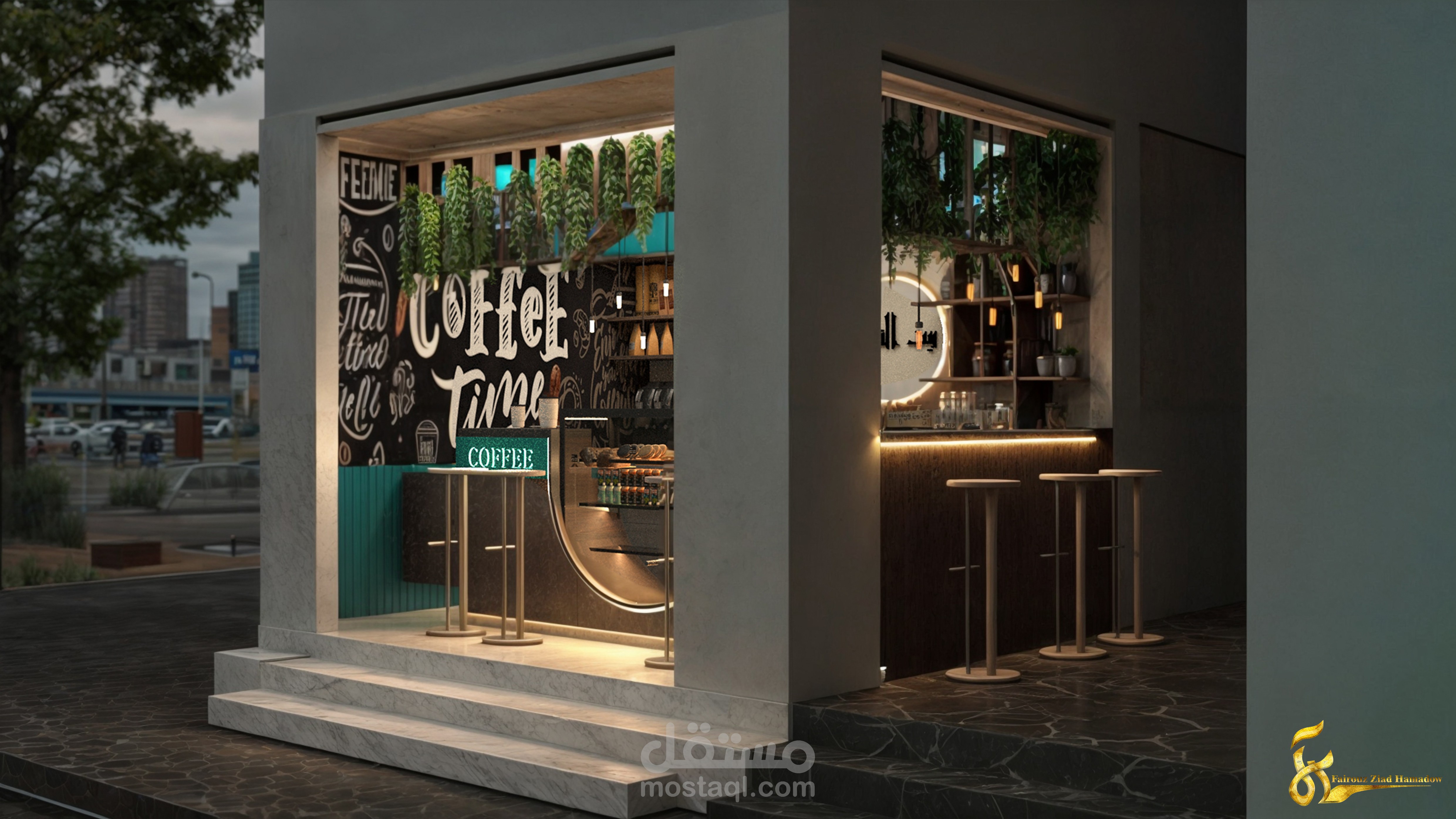 تصميم كوفي شوب