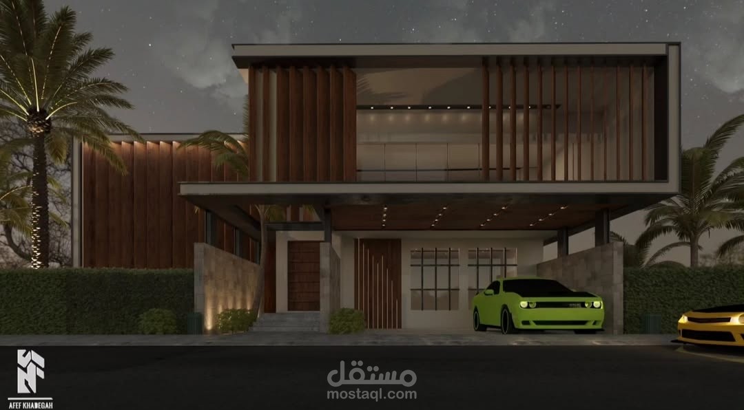 تصميم فيلا مودرن