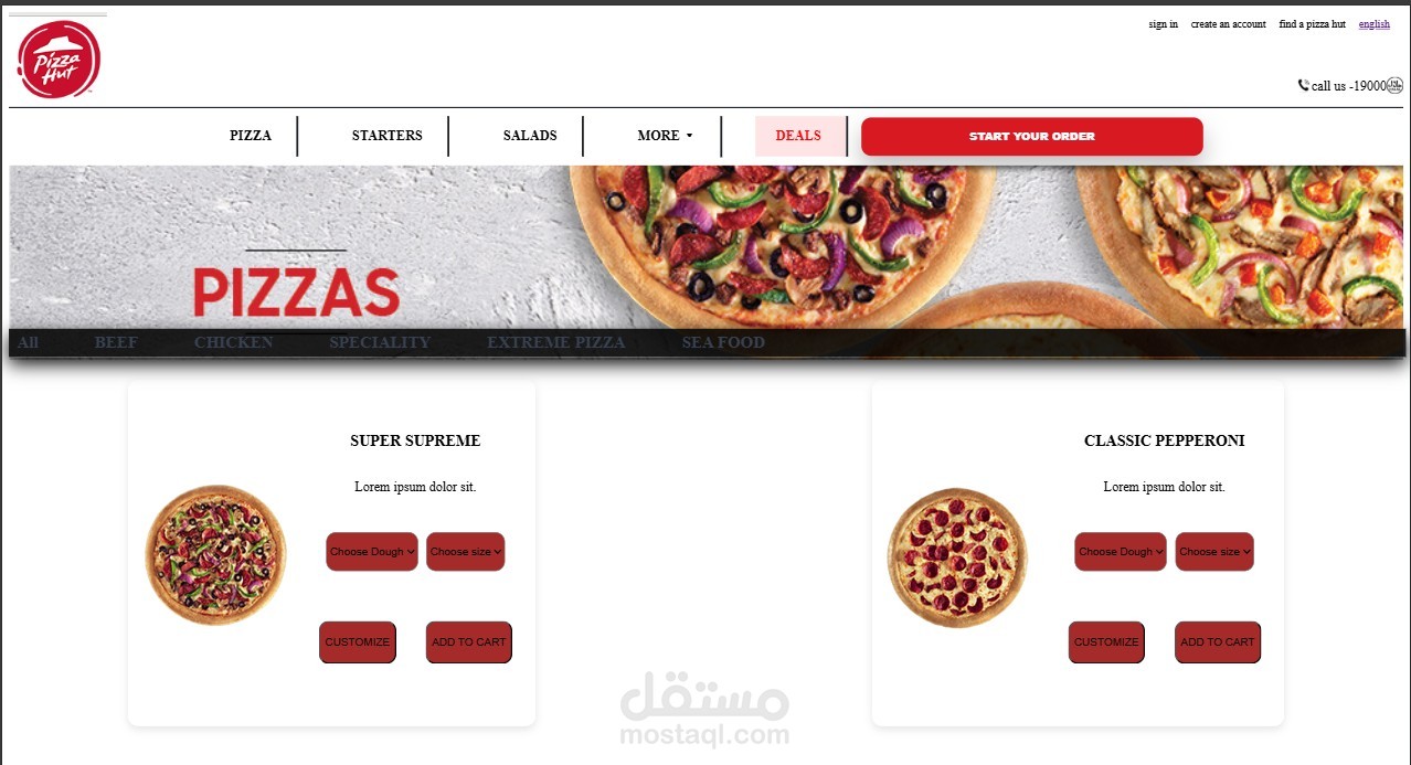 تصميم وبناء واجهات ويب احترافية (HTML/CSS/JS) متجاوبة