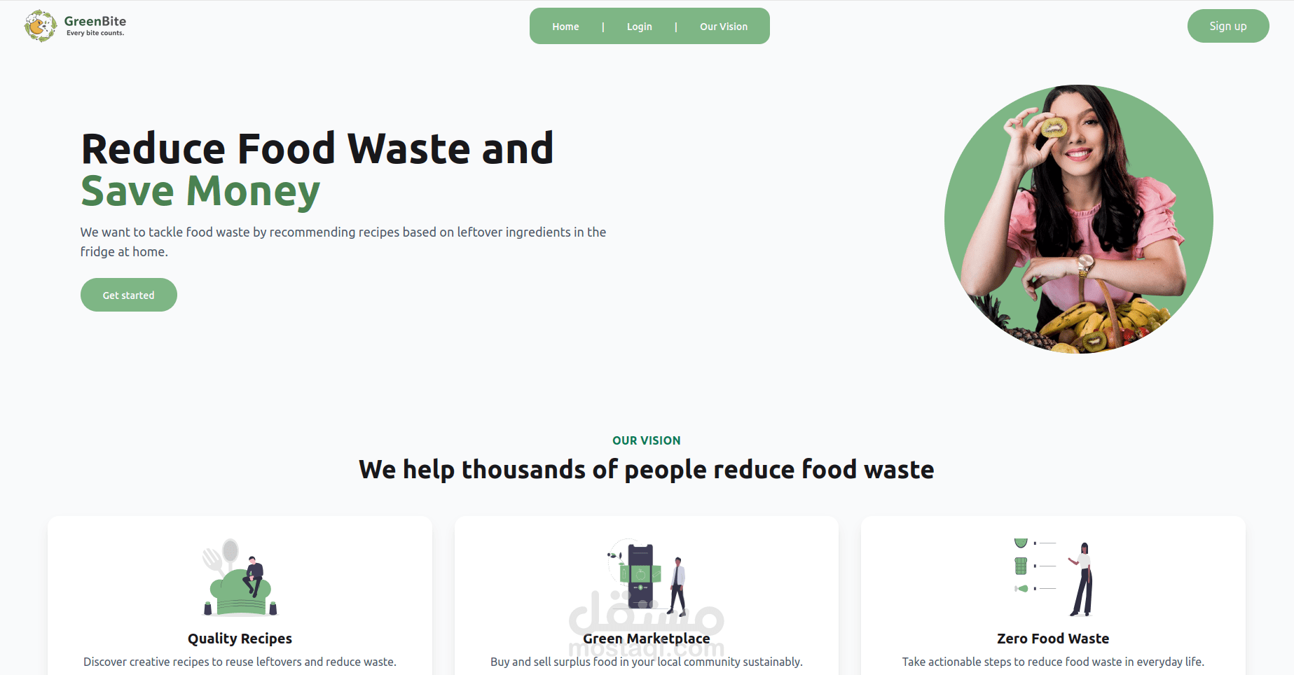 منصة ذكية لتقليل هدر الطعام باستخدام الذكاء الاصطناعي