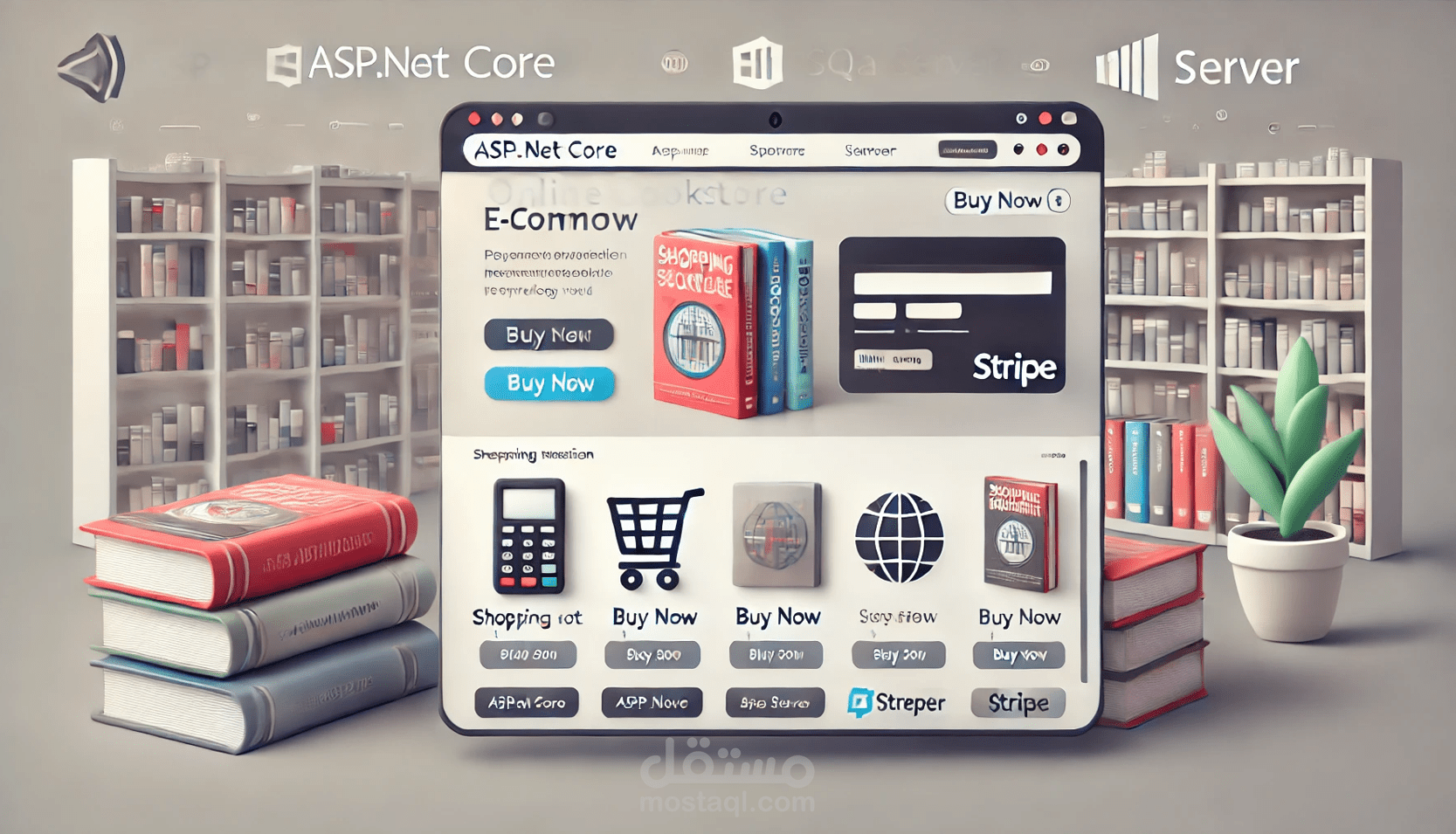 Online Book Store - (E-commerce Asp .Net Core MVC Web Application)