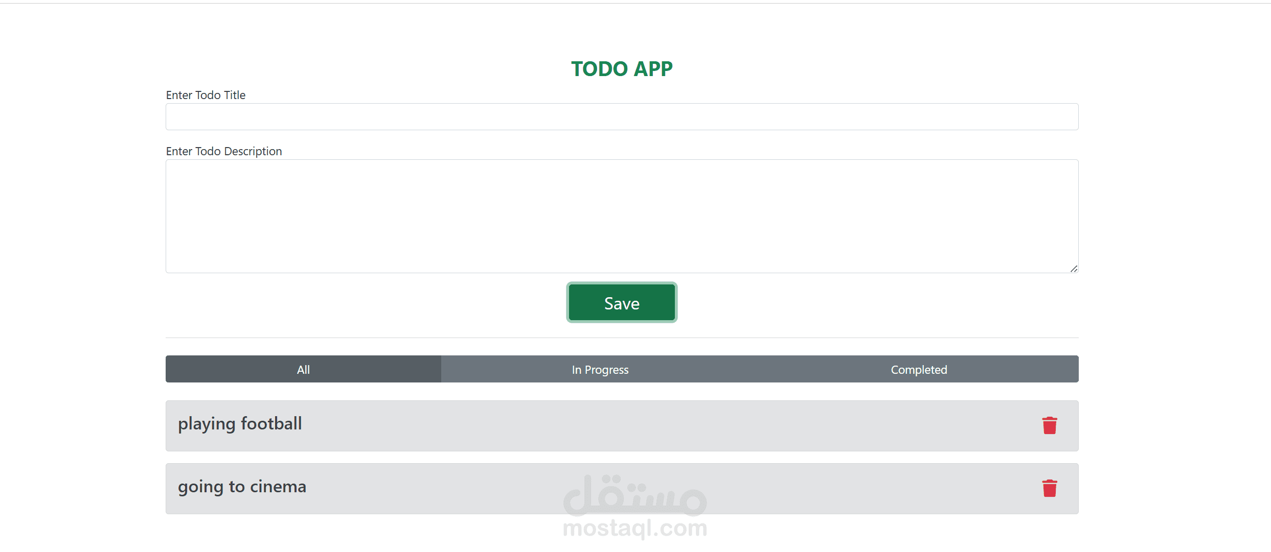 Todo App
