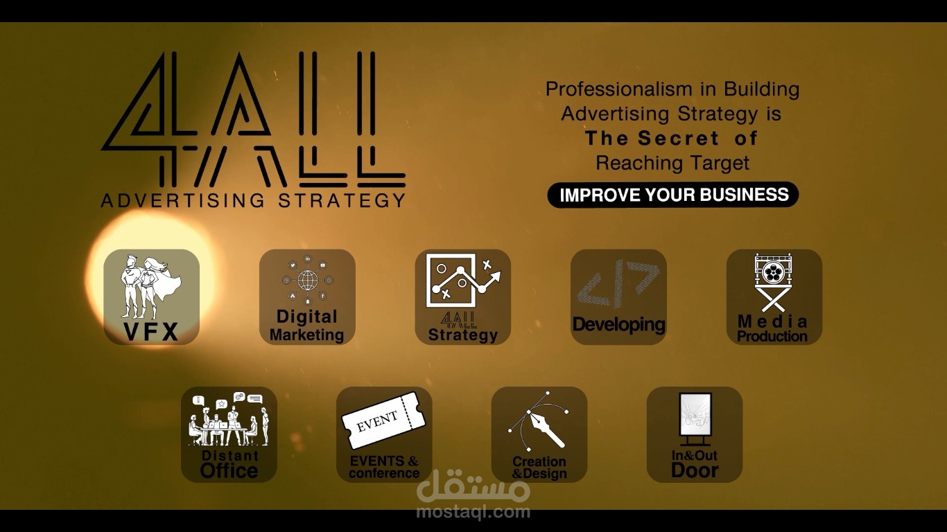 website slider of media production site
