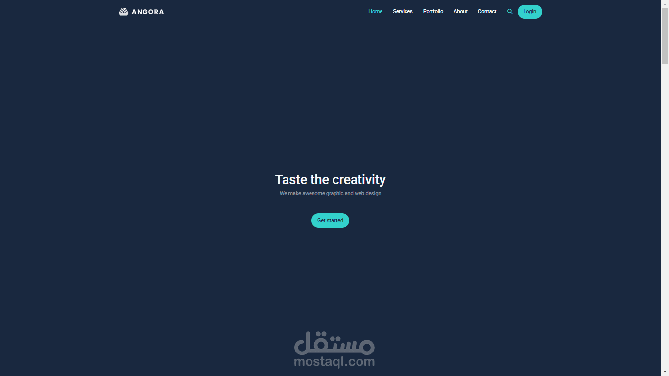 angora (small responsive website)