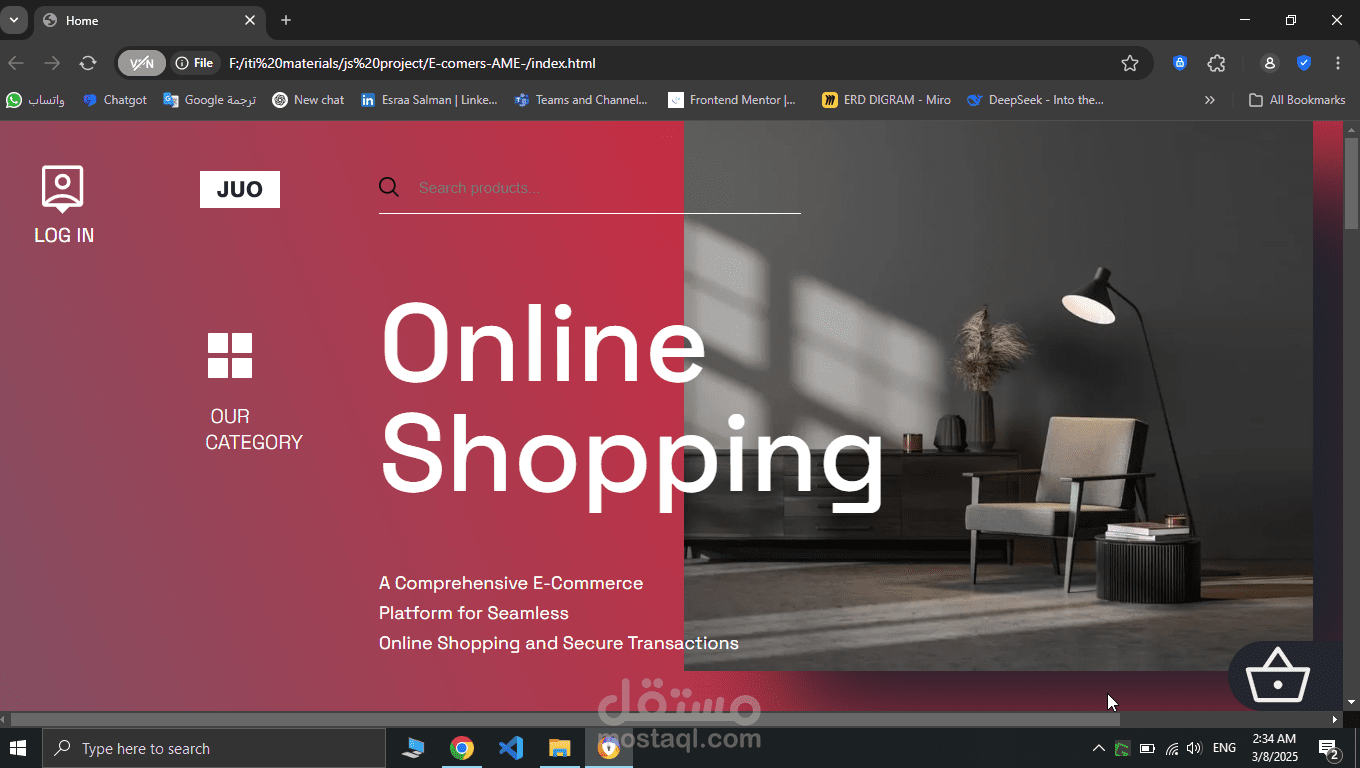 e-commerce project