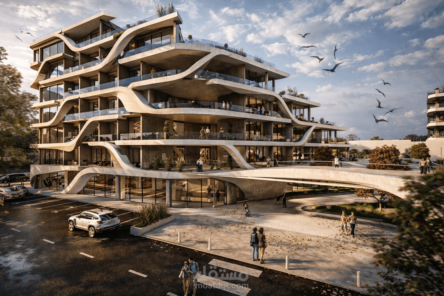 تصميم فندق 5 نجوم فاخر يجمع بين الفخامة والاستدامة