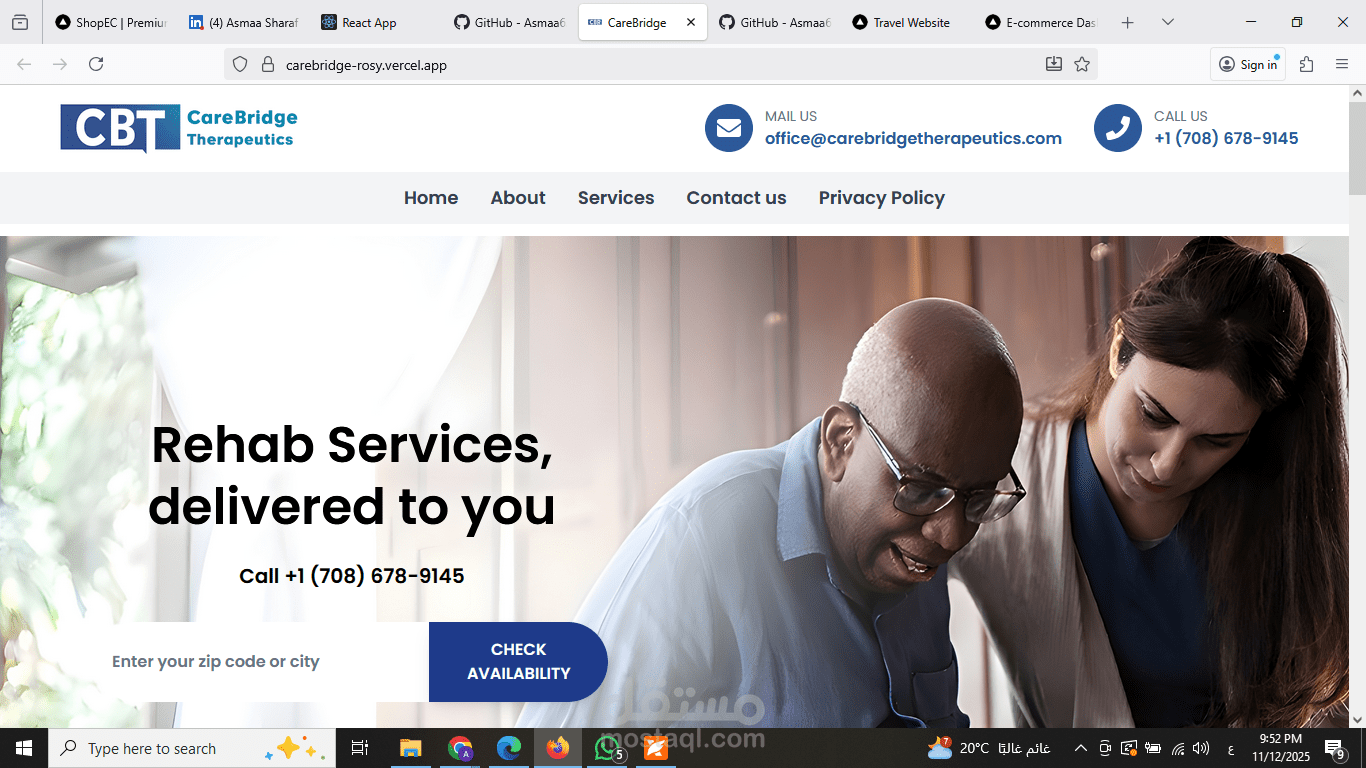 CareBridge – Healthcare Platform | React + TypeScript + Vite