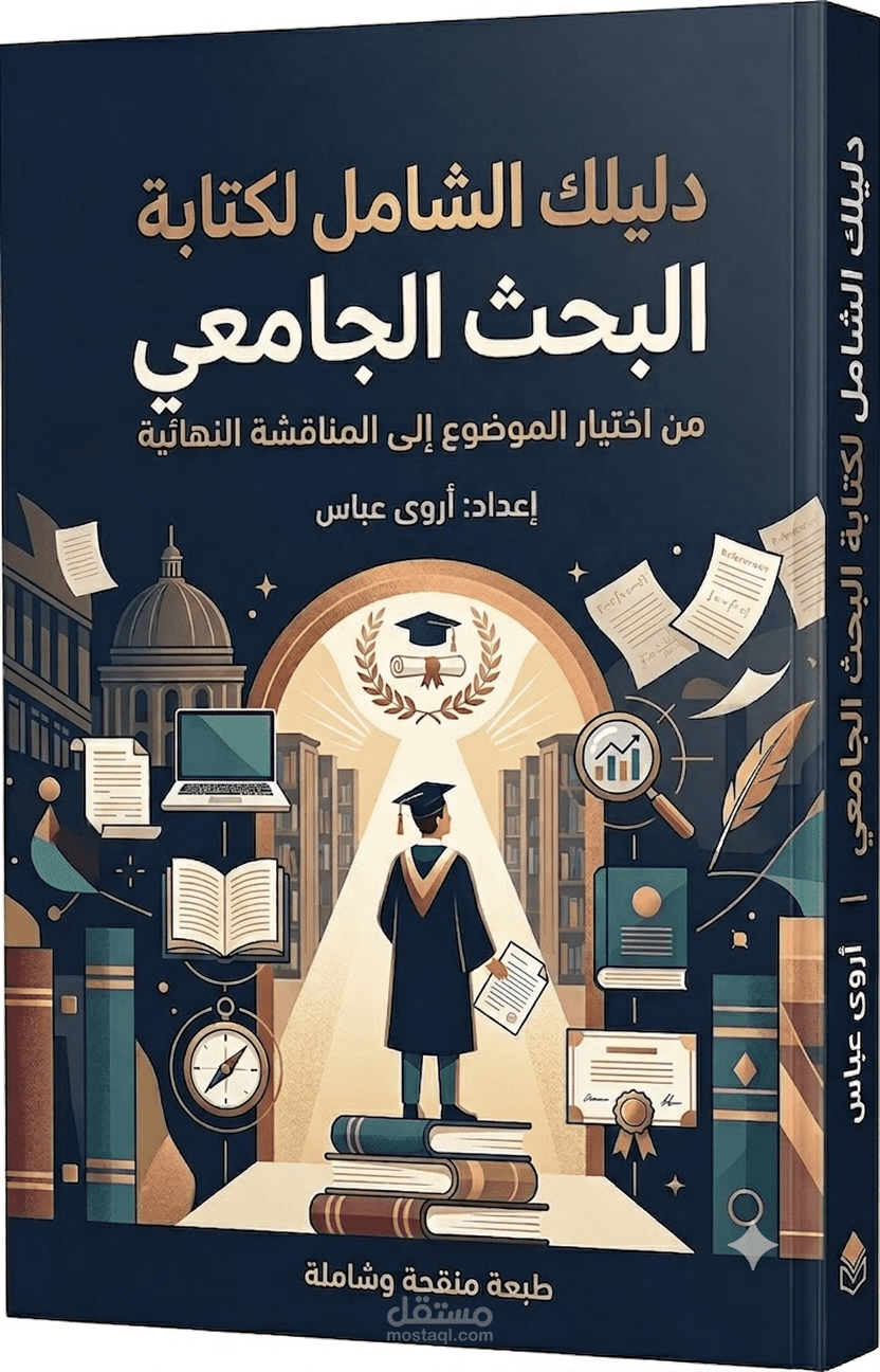 كتاب: دليلك الشامل لكتابة البحث الجامعي "للمبتدئين"