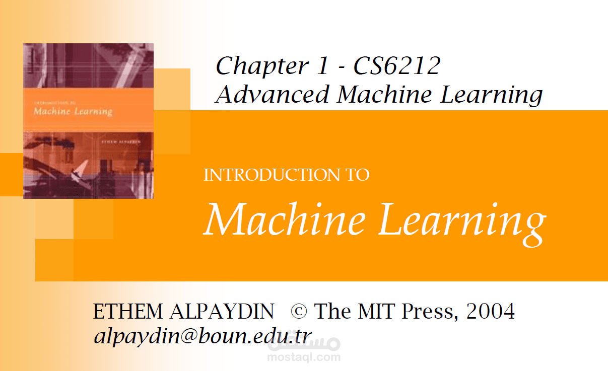 Advanced Machine Learning